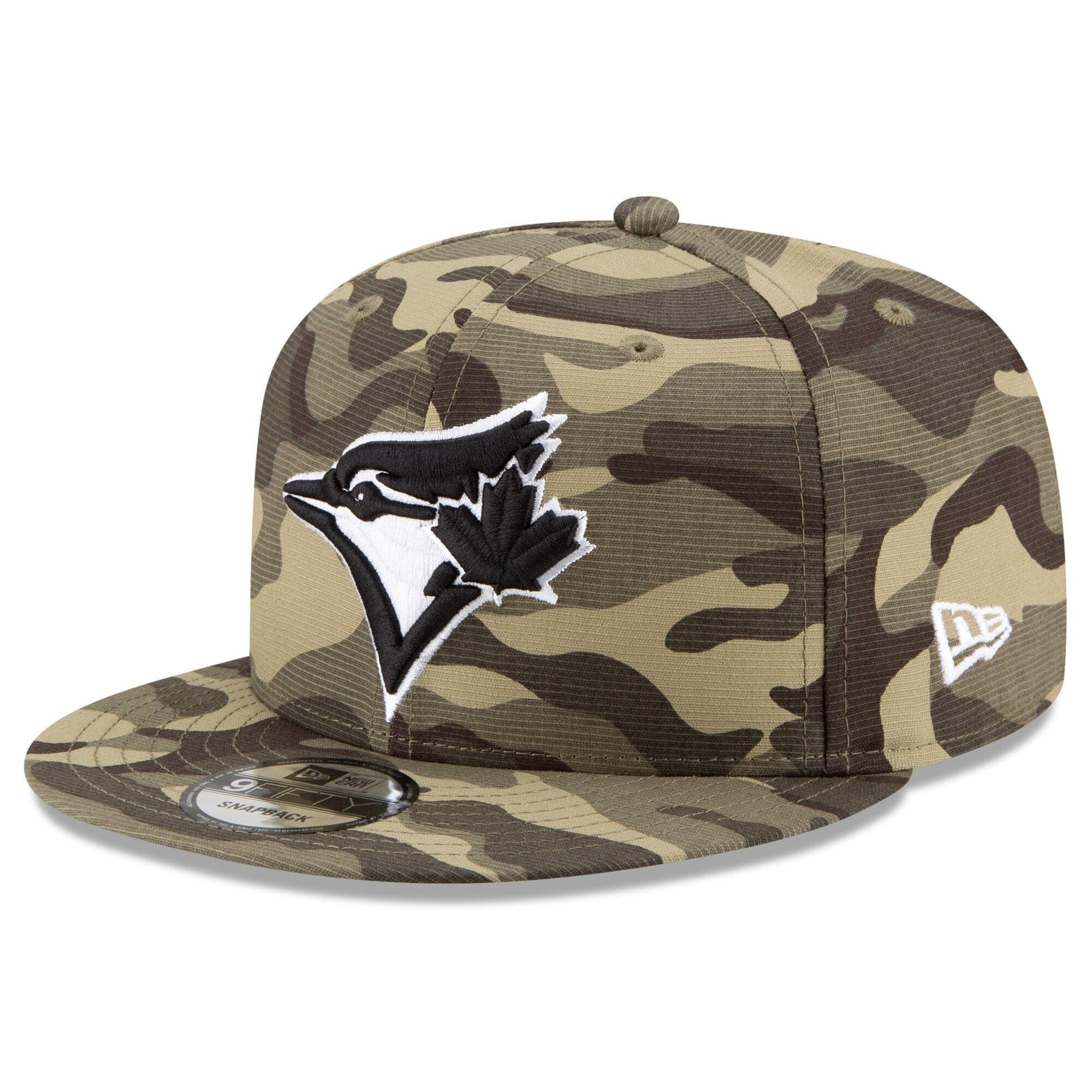 Toronto Blue Jays New Era MLB 2021 Armed Forces 9FIFTY Snapback Hat - Camo