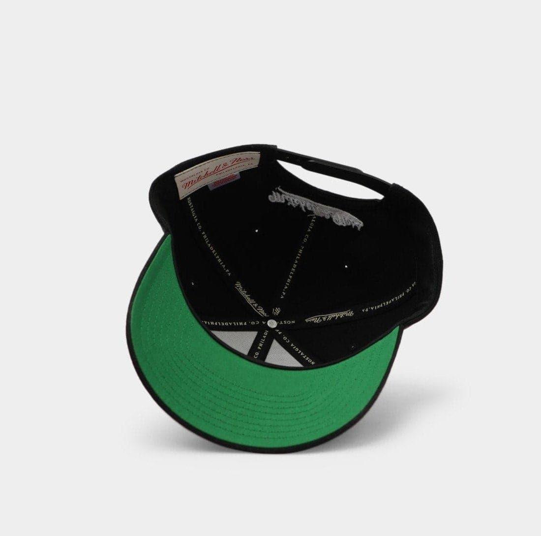 Chicago Bulls Mitchell & Ness NBA 96 Champs Curved Deadstock Snapback Hat - Black