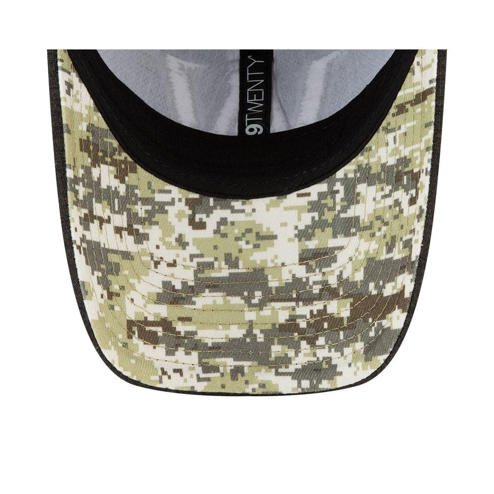 Atlanta Falcons New Era NFL 2020 Salute To Service 9TWENTY Curve Hat - Black