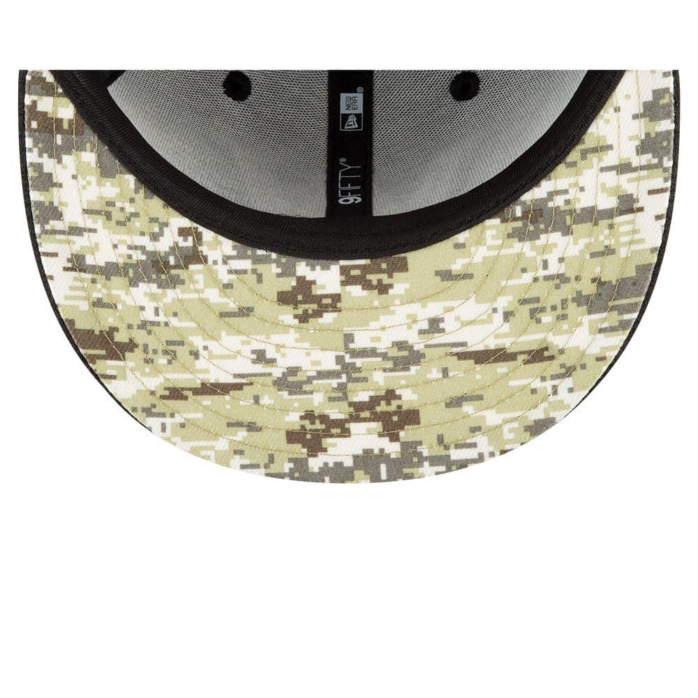 Seattle Seahawks New Era NFL 2020 Salute To Service 9FIFTY Snapback Hat - Black