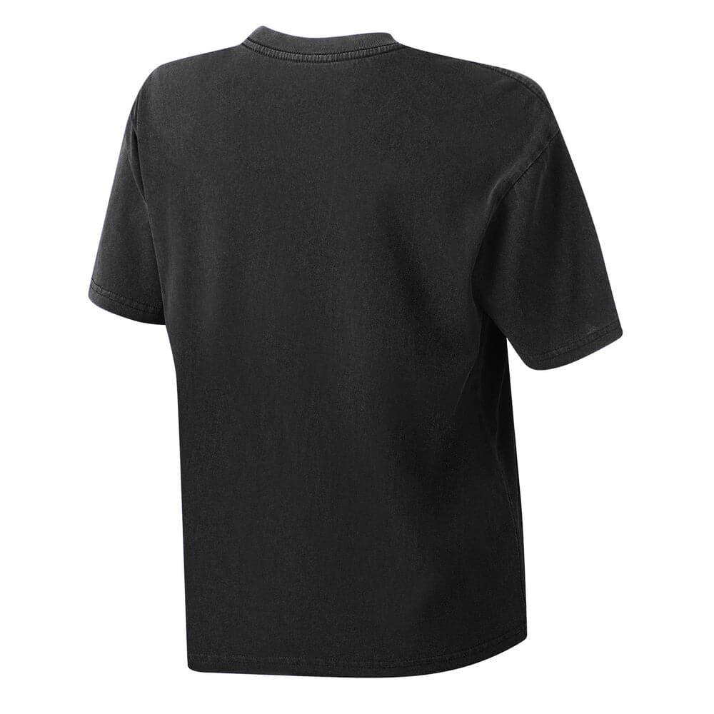 Womens Chicago Bulls Mitchell & Ness NBA 90's Block Blur Vintage T-Shirt - Faded Black