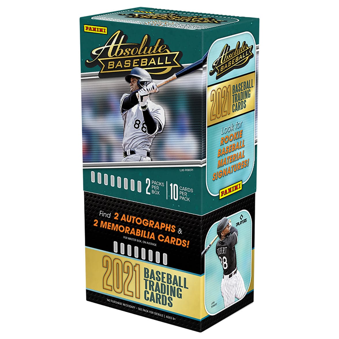 2021 Panini MLB Absolute Baseball Hobby Box - 20 Trading Cards