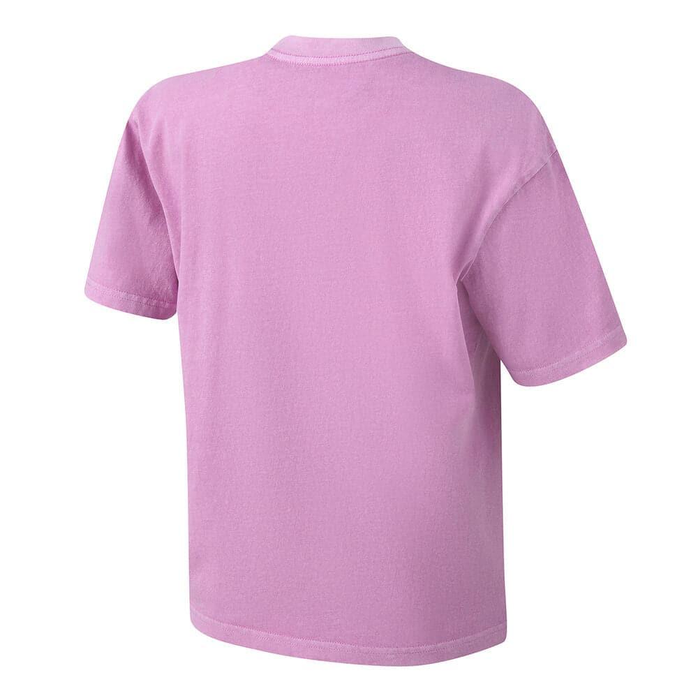 Womens Miami Heat Mitchell & Ness NBA 90's Block Blur Vintage T-Shirt - Faded Pink