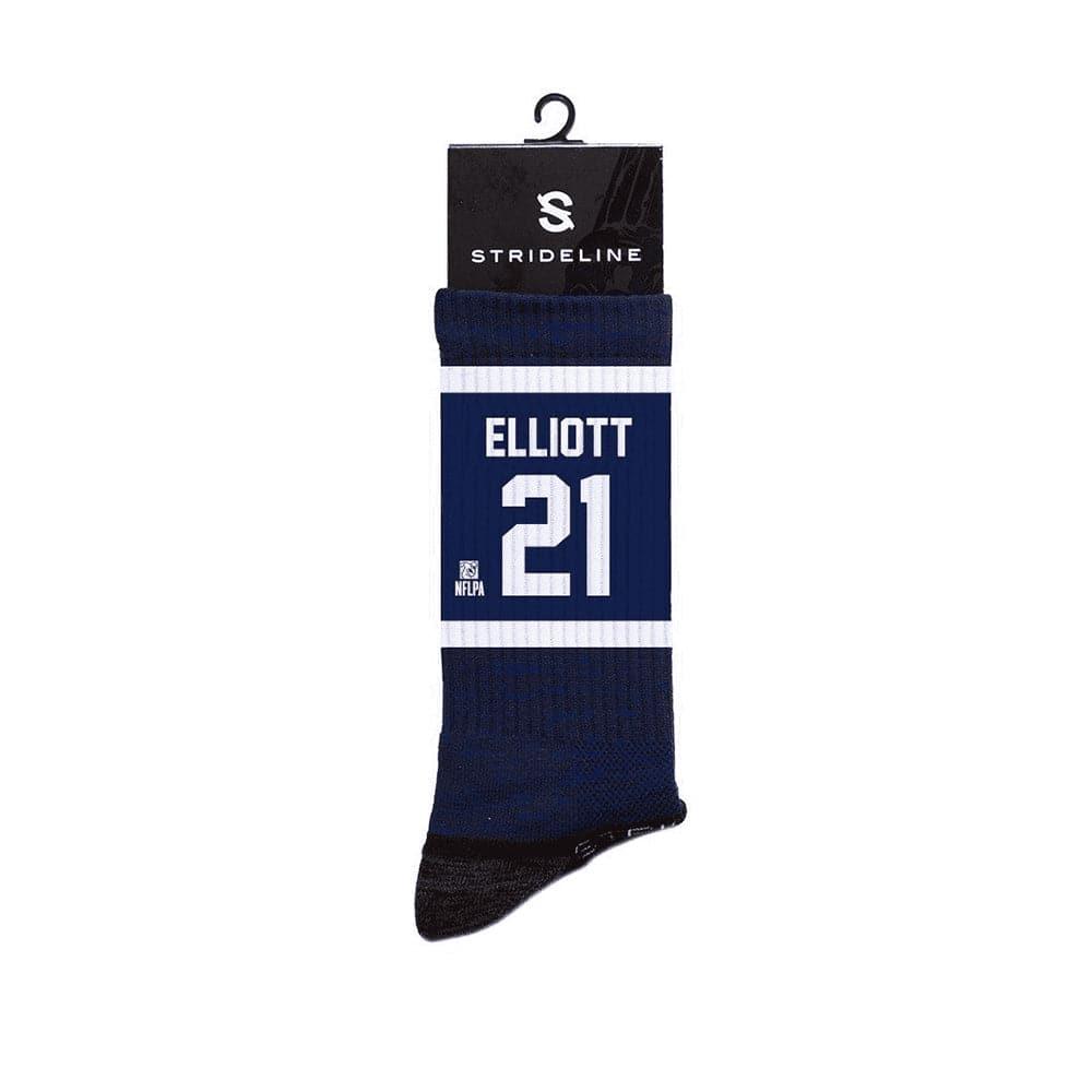 Ezekiel Elliott Dallas Cowboys Strideline NFL Sherzy Premium Crew Socks - Navy