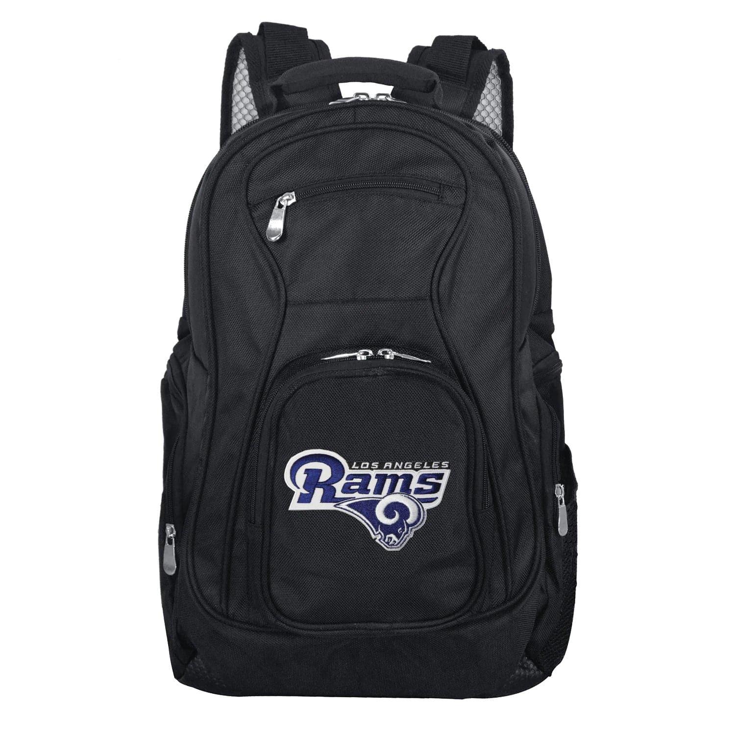 Los Angeles Rams Throwback Mojo NFL 19“ Premium Padded Backpack Bag - Black