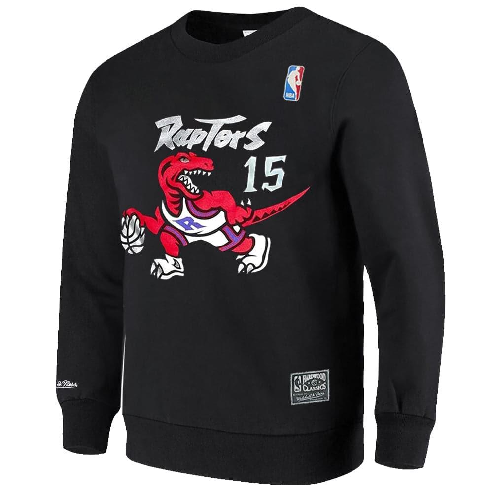 Vince Carter Toronto Raptors Mitchell & Ness NBA Player Crew Jumper - Black