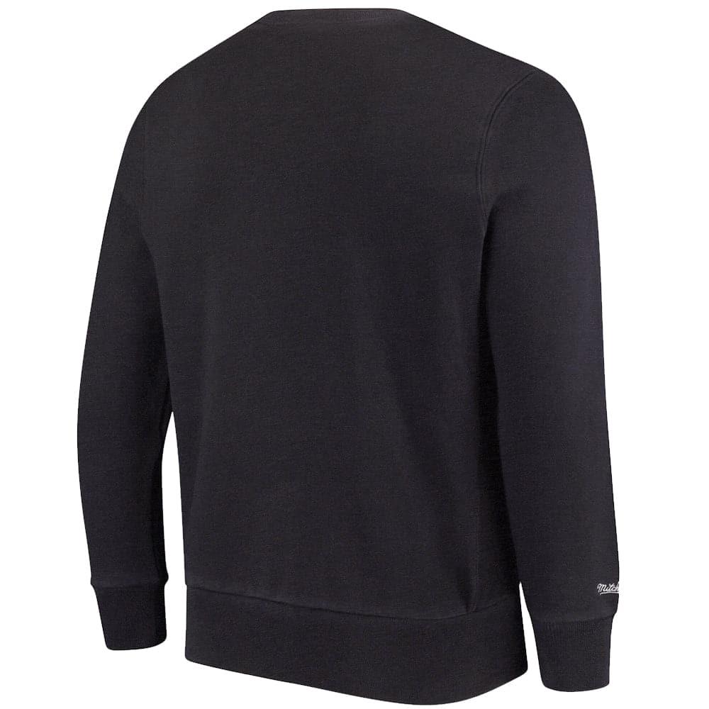 Chicago Bulls Mitchell & Ness NBA Champs Trophies Crew Jumper - Faded Black