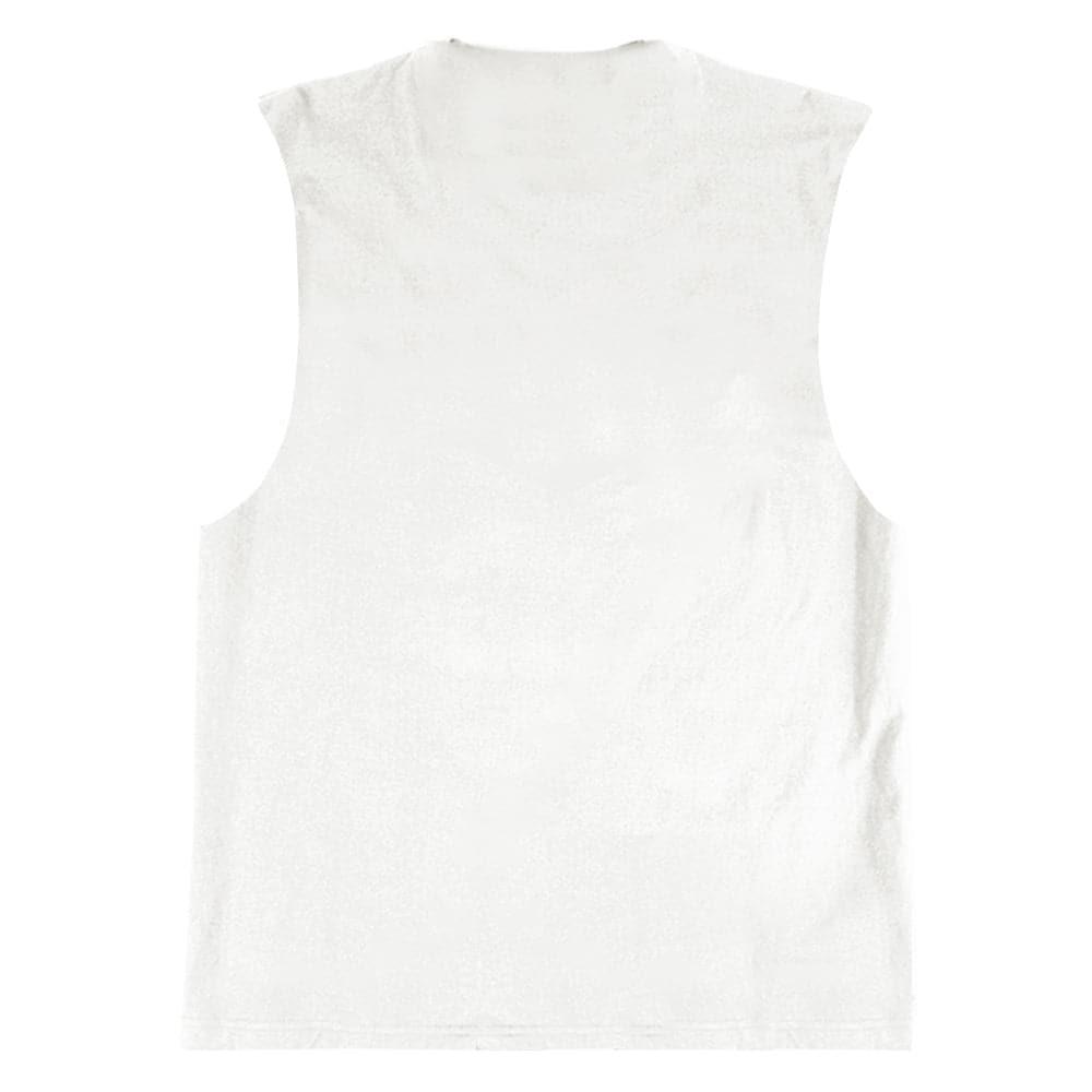 Los Angeles Lakers Mitchell & Ness NBA Vintage Crest Logo Muscle T-Shirt - White