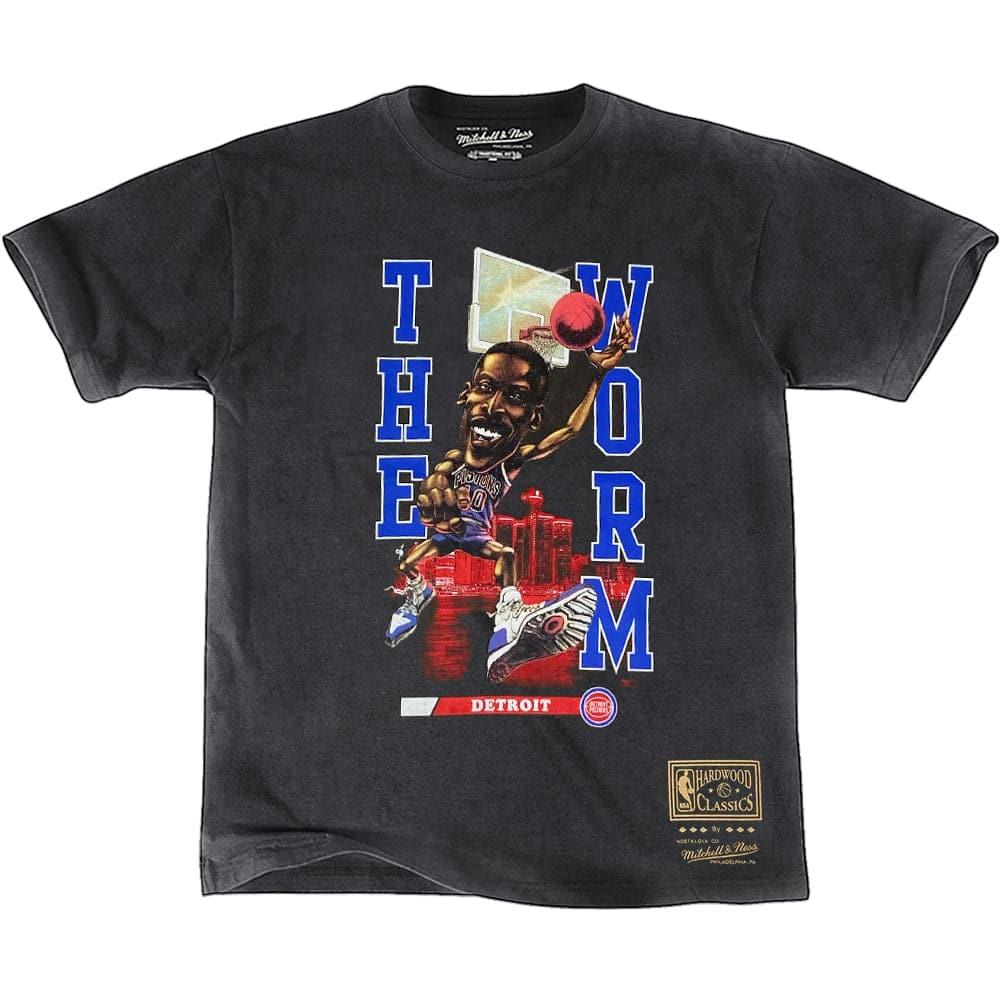 Dennis Rodman Detroit Pistons Mitchell & Ness NBA Cartoon Series Vintage T-Shirt - Black