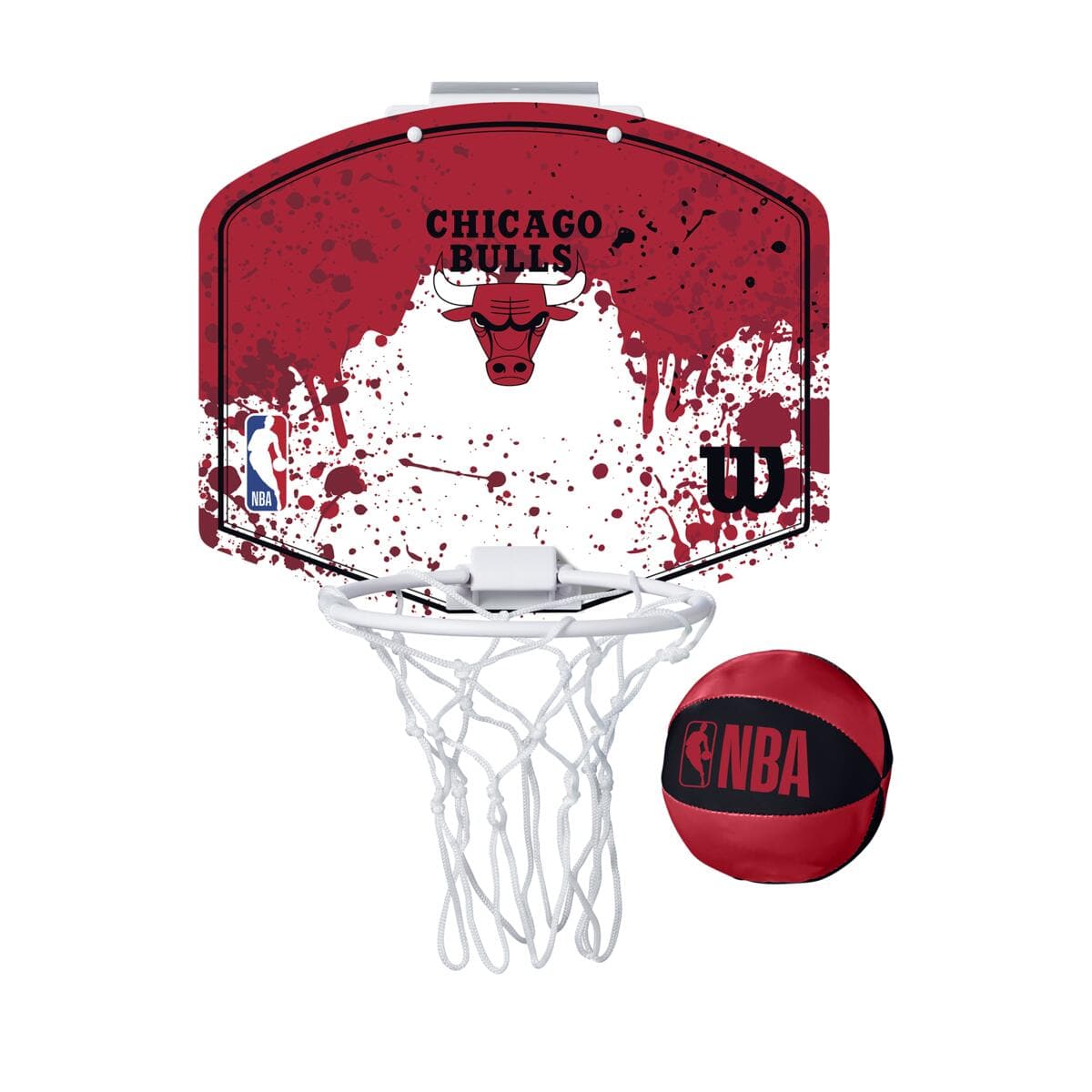 Chicago Bulls Wilson NBA Mini Hoop Indoor Basketball Backboard