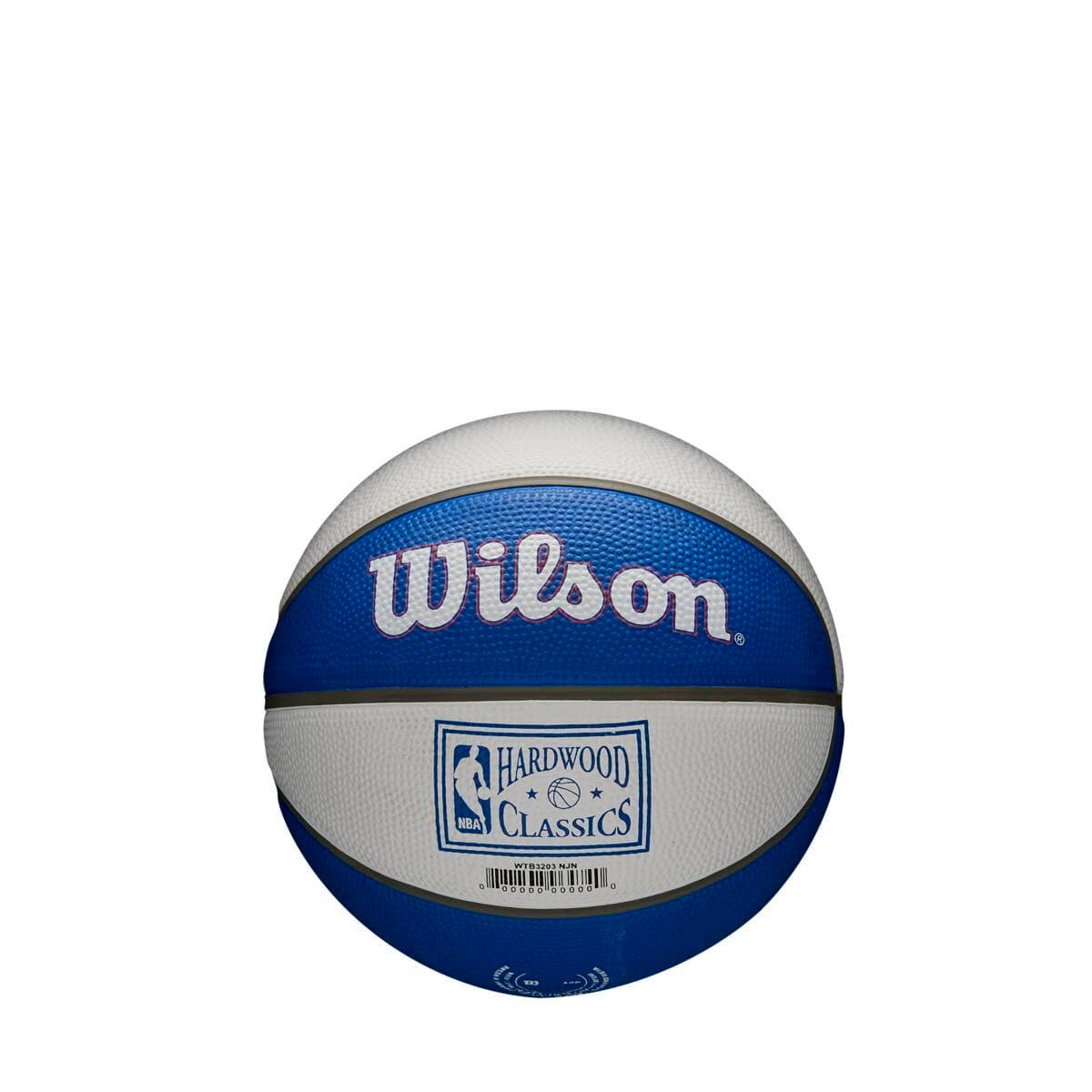 Brooklyn Nets Wilson NBA Team Retro Mini Outdoor Basketball Ball