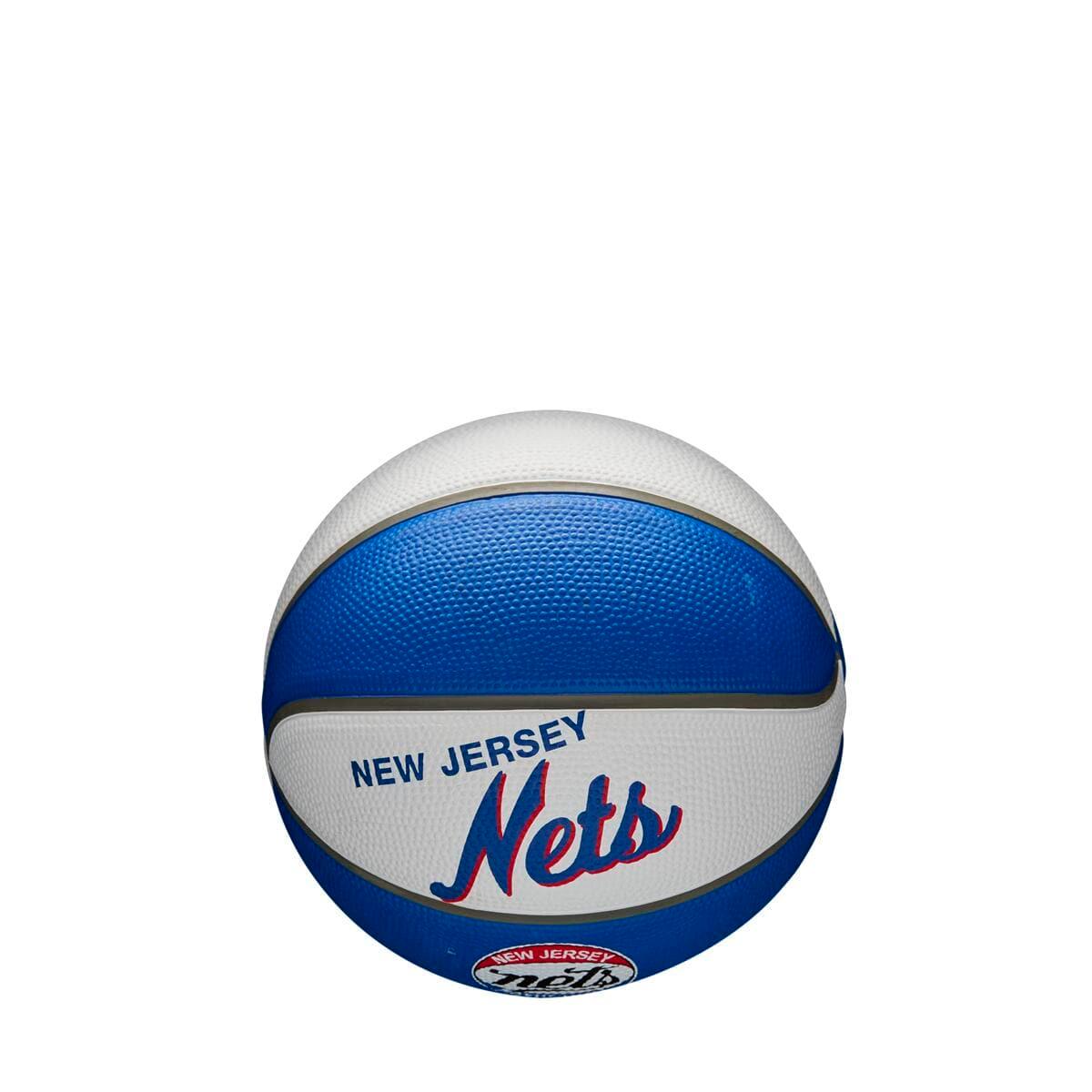 Brooklyn Nets Wilson NBA Team Retro Mini Outdoor Basketball Ball