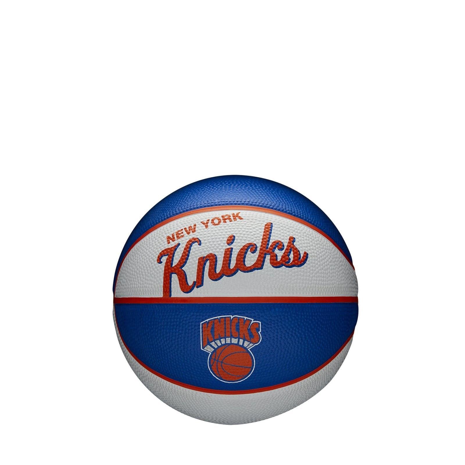 New York Knicks Wilson NBA Team Retro Mini Outdoor Basketball Ball