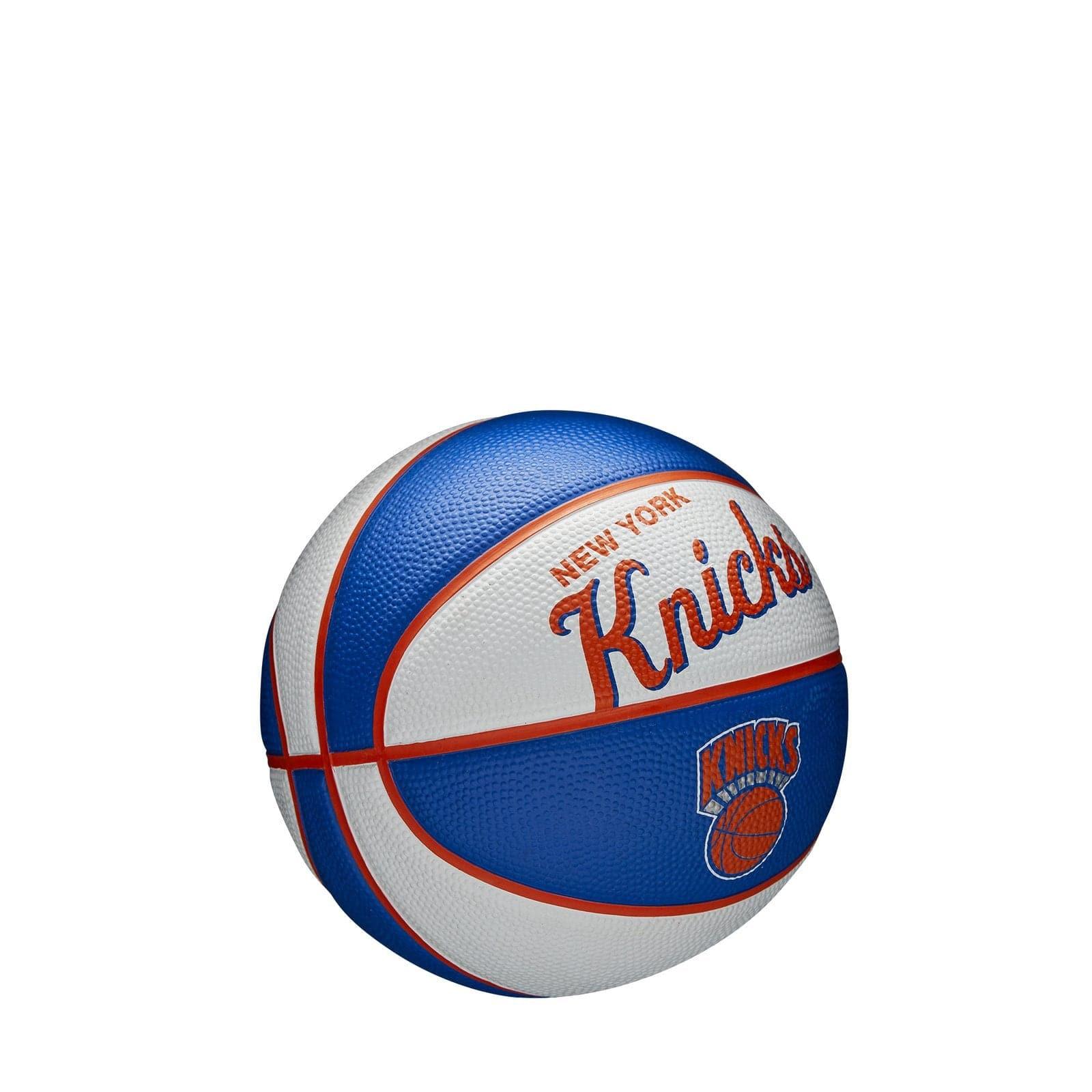 New York Knicks Wilson NBA Team Retro Mini Outdoor Basketball Ball