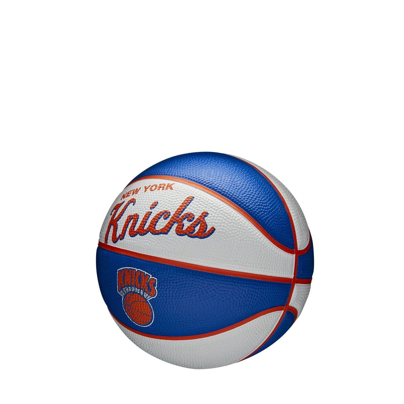 New York Knicks Wilson NBA Team Retro Mini Outdoor Basketball Ball