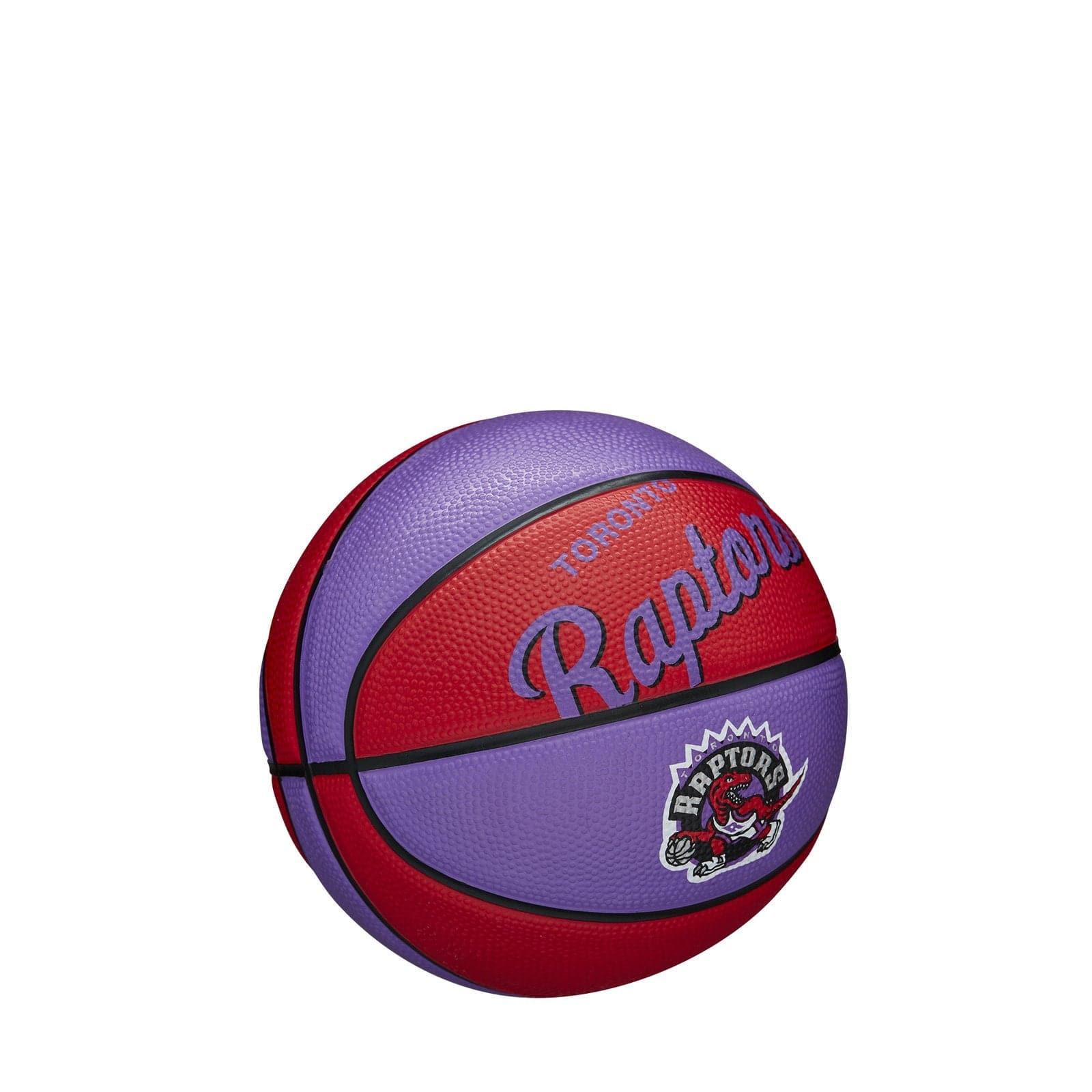 Toronto Raptors Wilson NBA Team Retro Mini Outdoor Basketball Ball