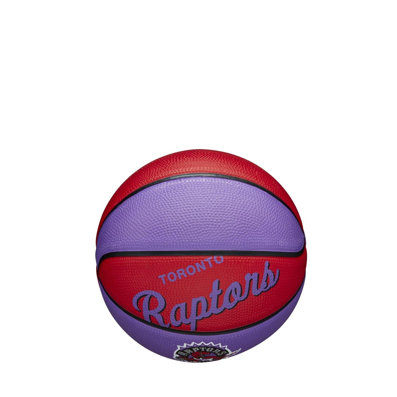 Toronto Raptors Wilson NBA Team Retro Mini Outdoor Basketball Ball