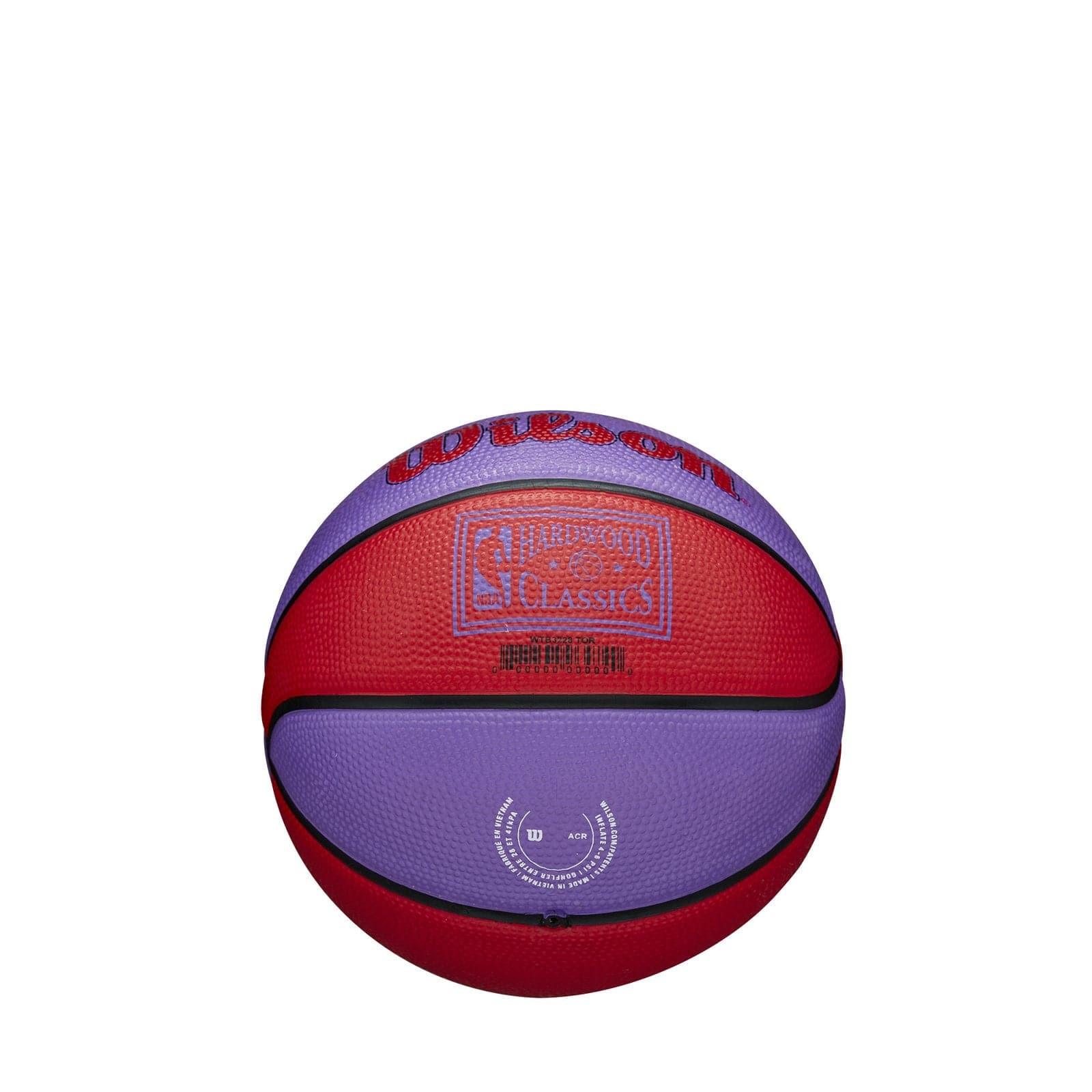 Toronto Raptors Wilson NBA Team Retro Mini Outdoor Basketball Ball