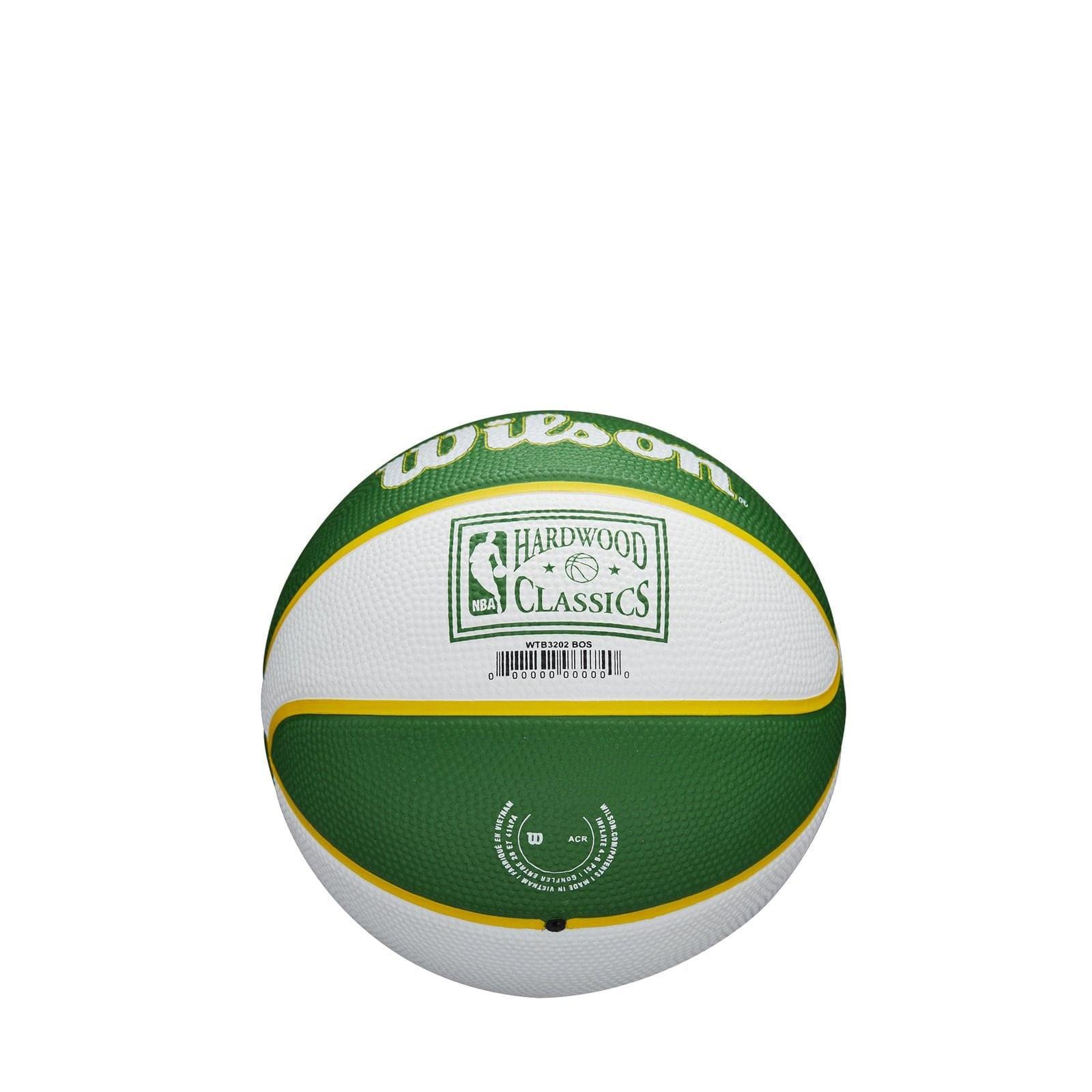 Boston Celtics Wilson NBA Team Retro Mini Outdoor Basketball Ball