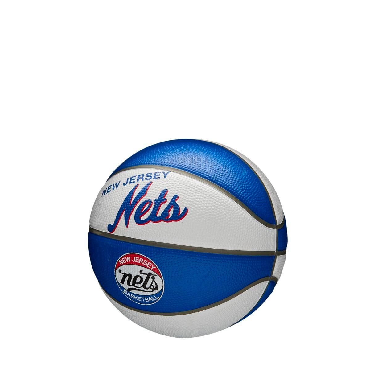 Brooklyn Nets Wilson NBA Team Retro Mini Outdoor Basketball Ball
