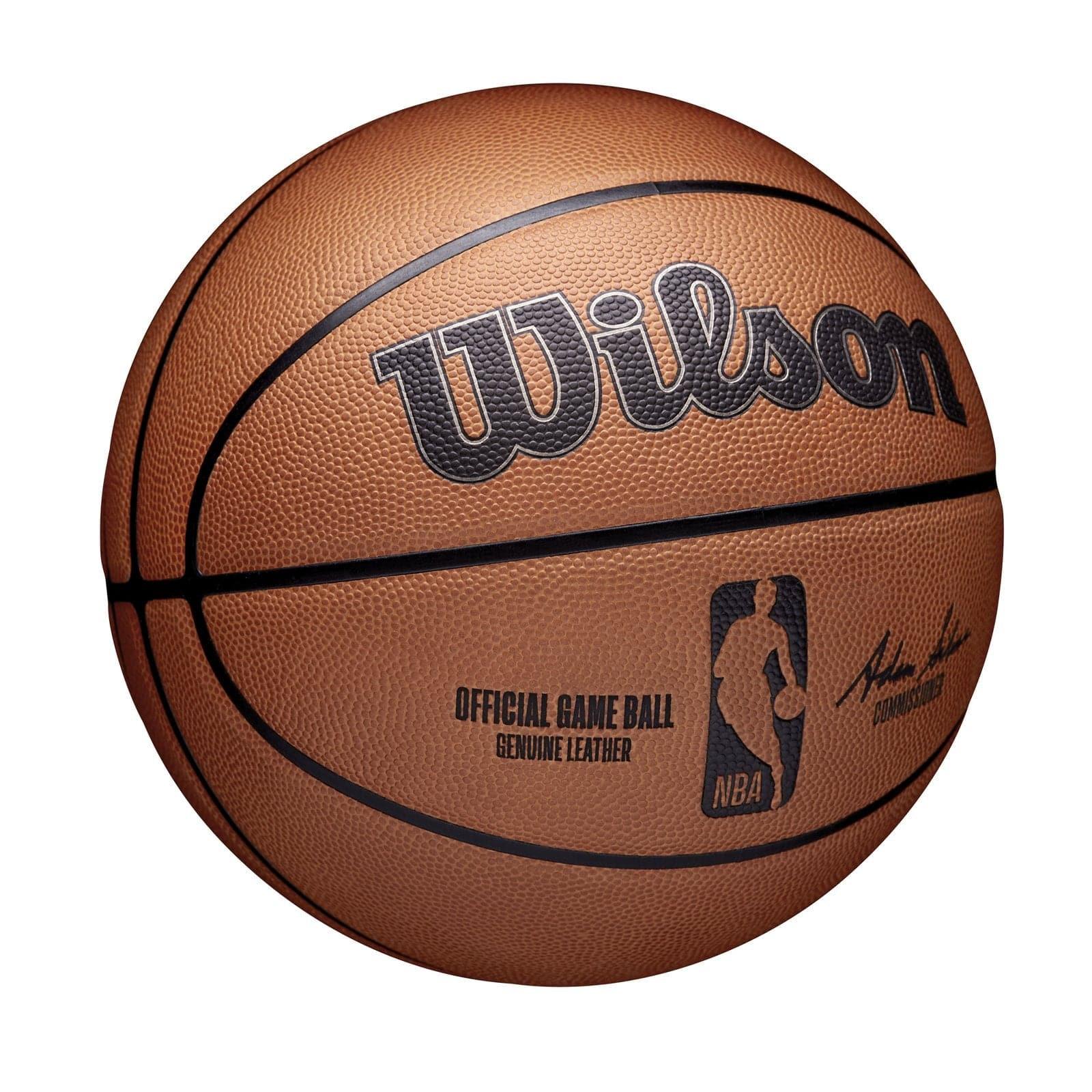 Wilson NBA Authentic Official Full Size Game Basketball Ball - Orange