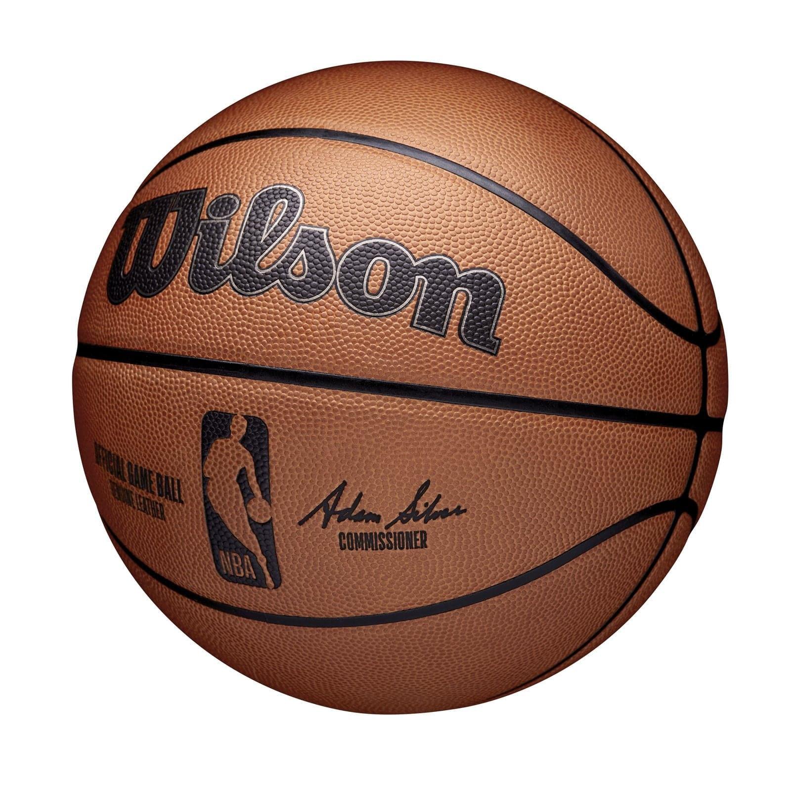Wilson NBA Authentic Official Full Size Game Basketball Ball - Orange