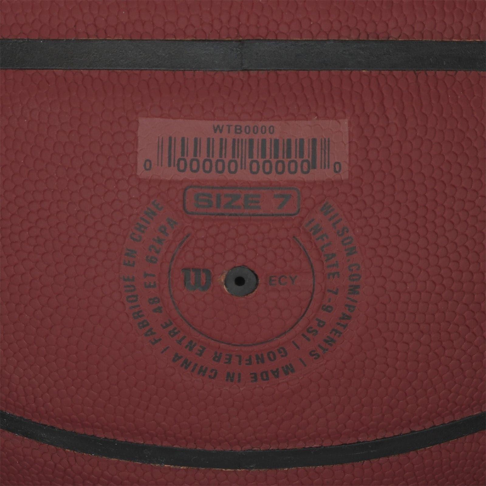 Wilson NBA Forge Full Size All Surface Basketball Ball - Crimson