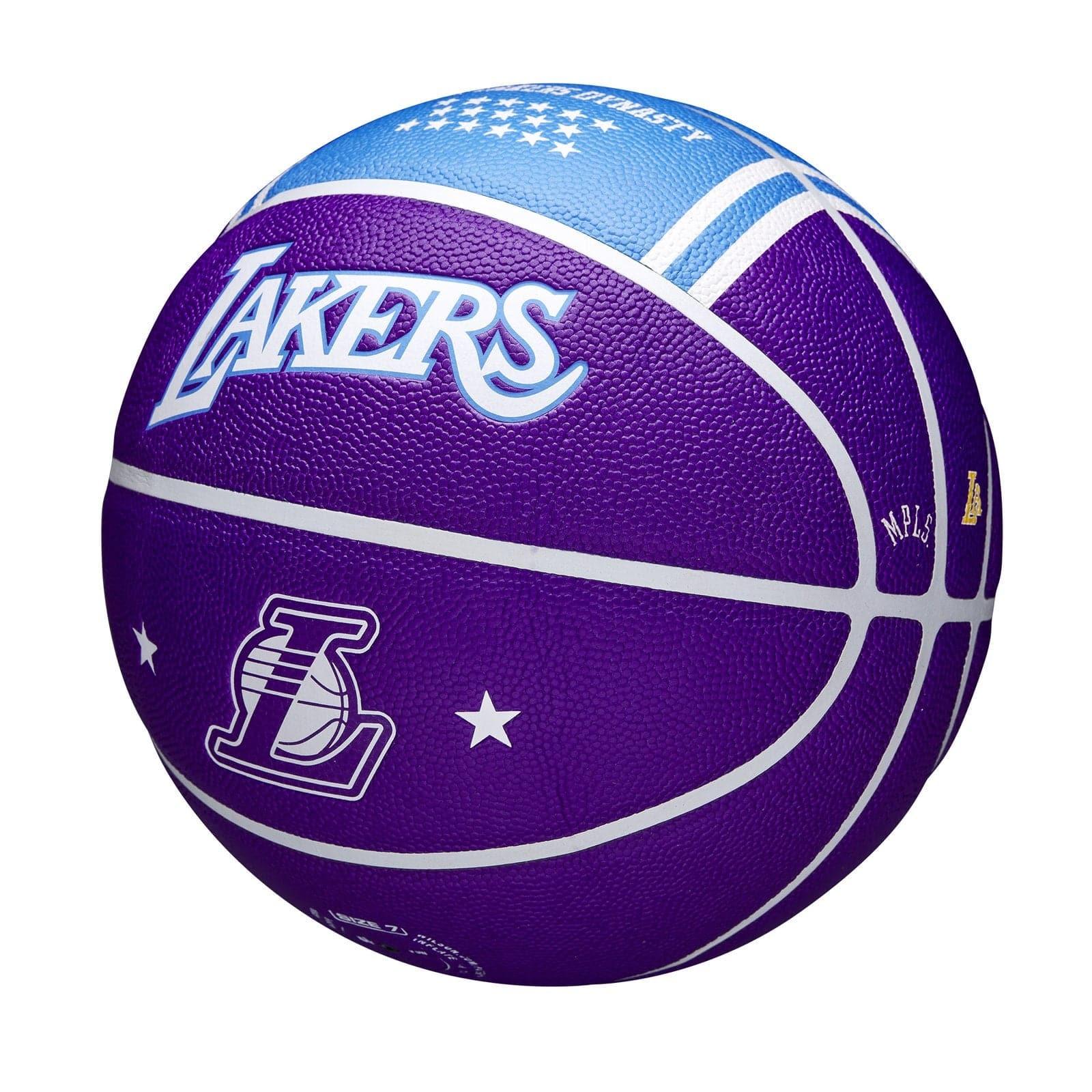Los Angeles Lakers Wilson NBA City Edition Collector Basketball - Size 7