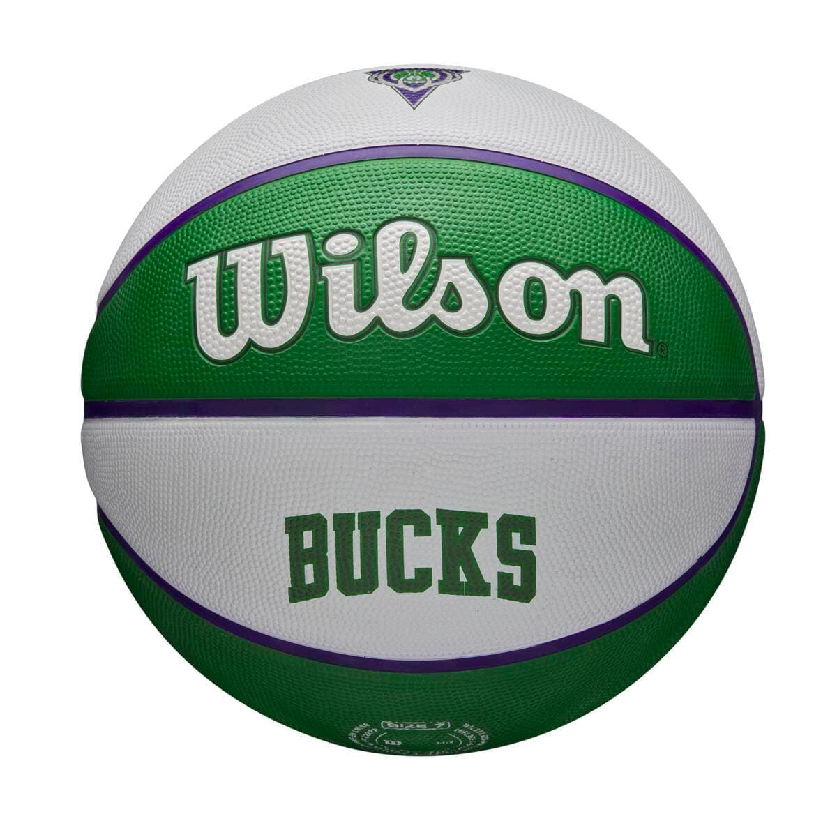 Milwaukee Bucks Wilson NBA 21-22 City Edition Full Size Basketball Ball - Size 7