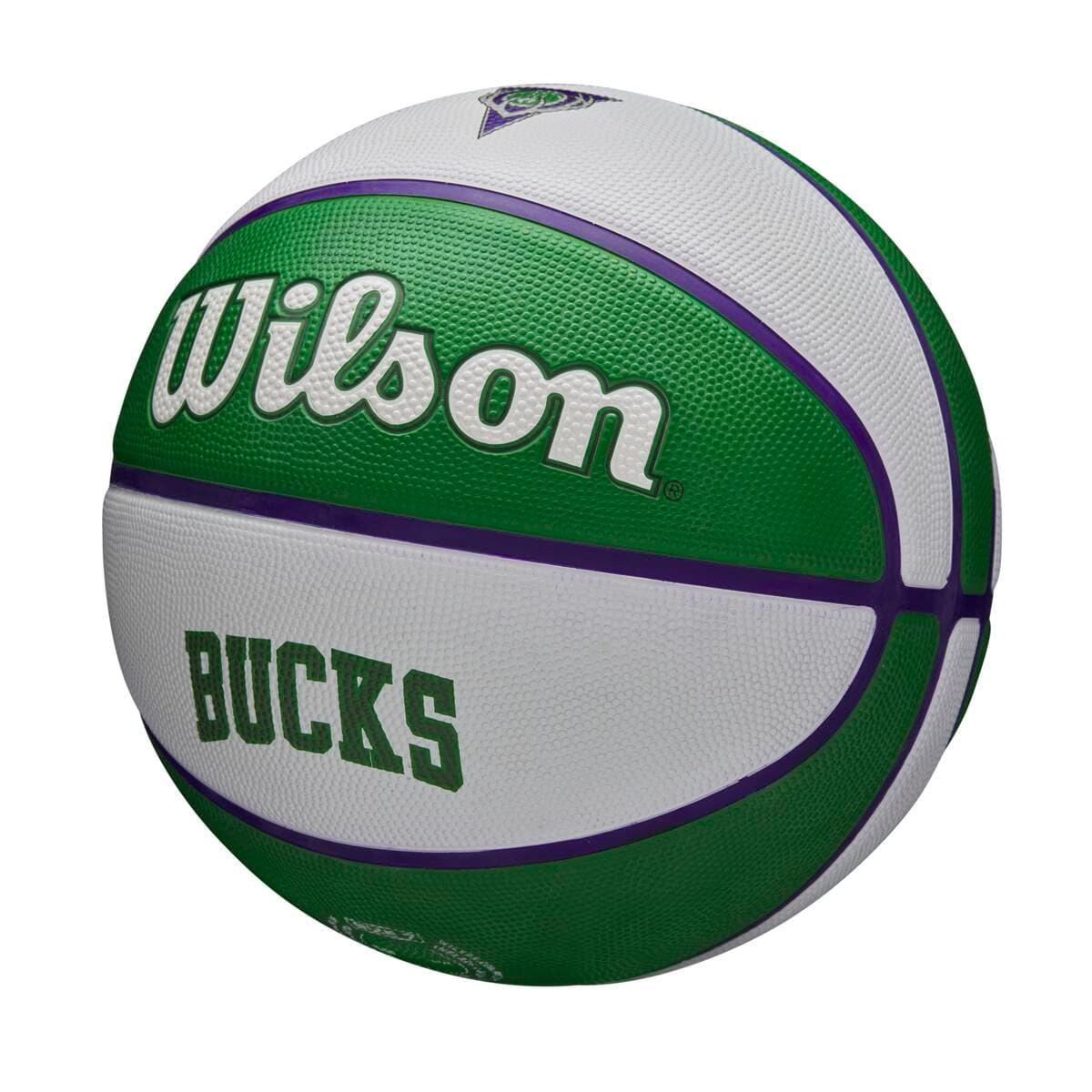 Milwaukee Bucks Wilson NBA 21-22 City Edition Full Size Basketball Ball - Size 7