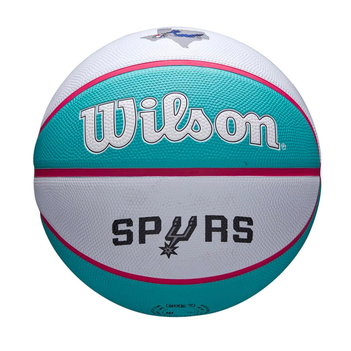 San Antonio Spurs Wilson NBA 21-22 City Edition Full Size Basketball Ball - Size 7
