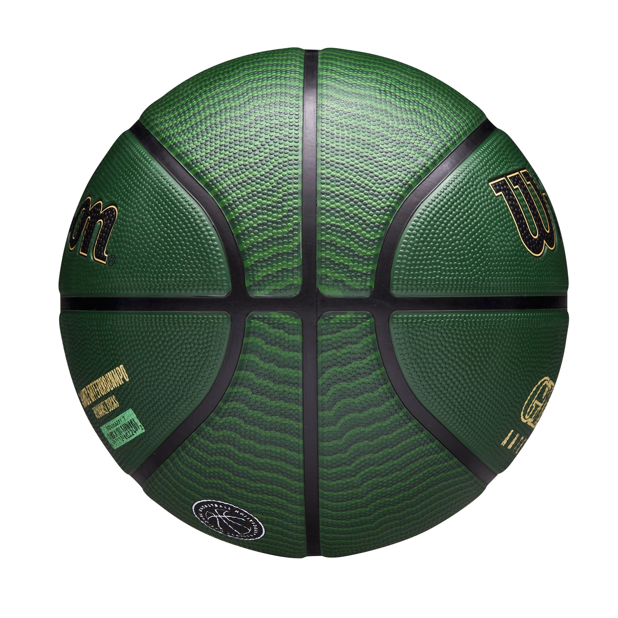 Giannis Antetokounmpo Milwaukee Bucks Wilson NBA Icon Basketball - Green