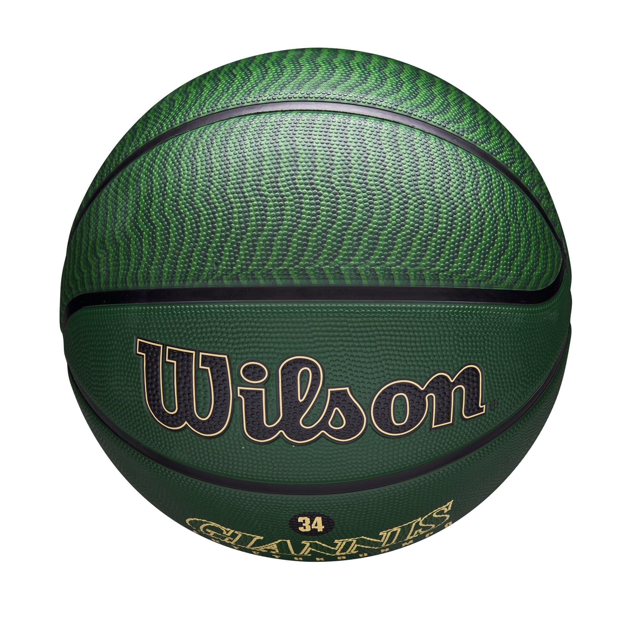 Giannis Antetokounmpo Milwaukee Bucks Wilson NBA Icon Basketball - Green