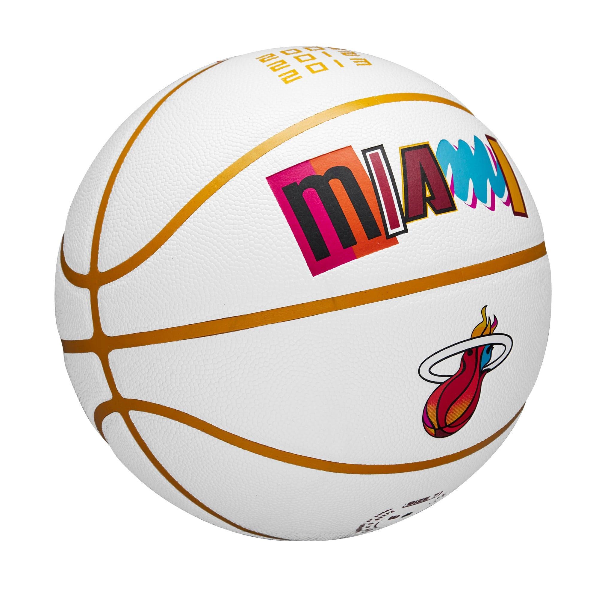 Miami Heat Wilson NBA 22-23 City Edition Collectors Basketball Ball
