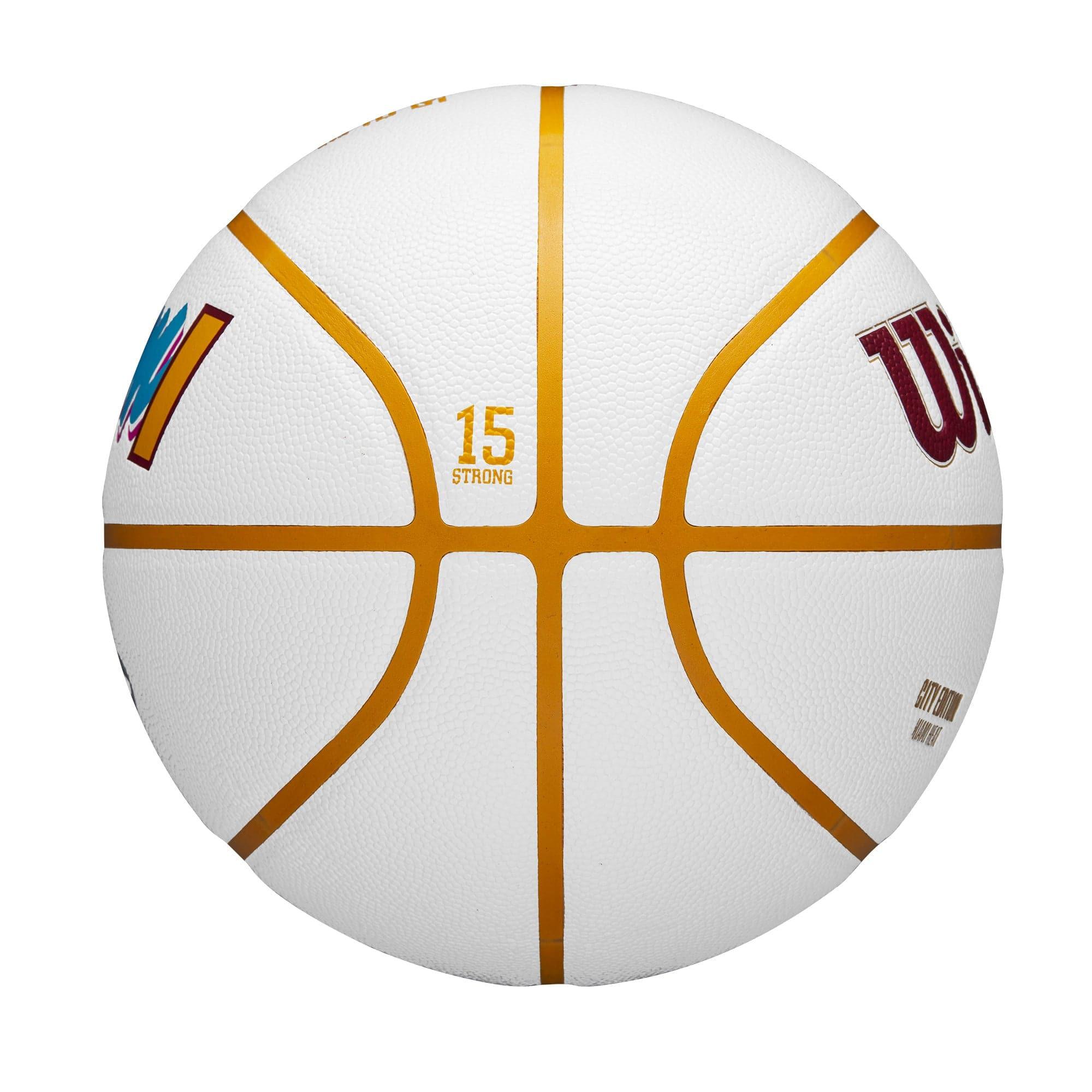 Miami Heat Wilson NBA 22-23 City Edition Collectors Basketball Ball