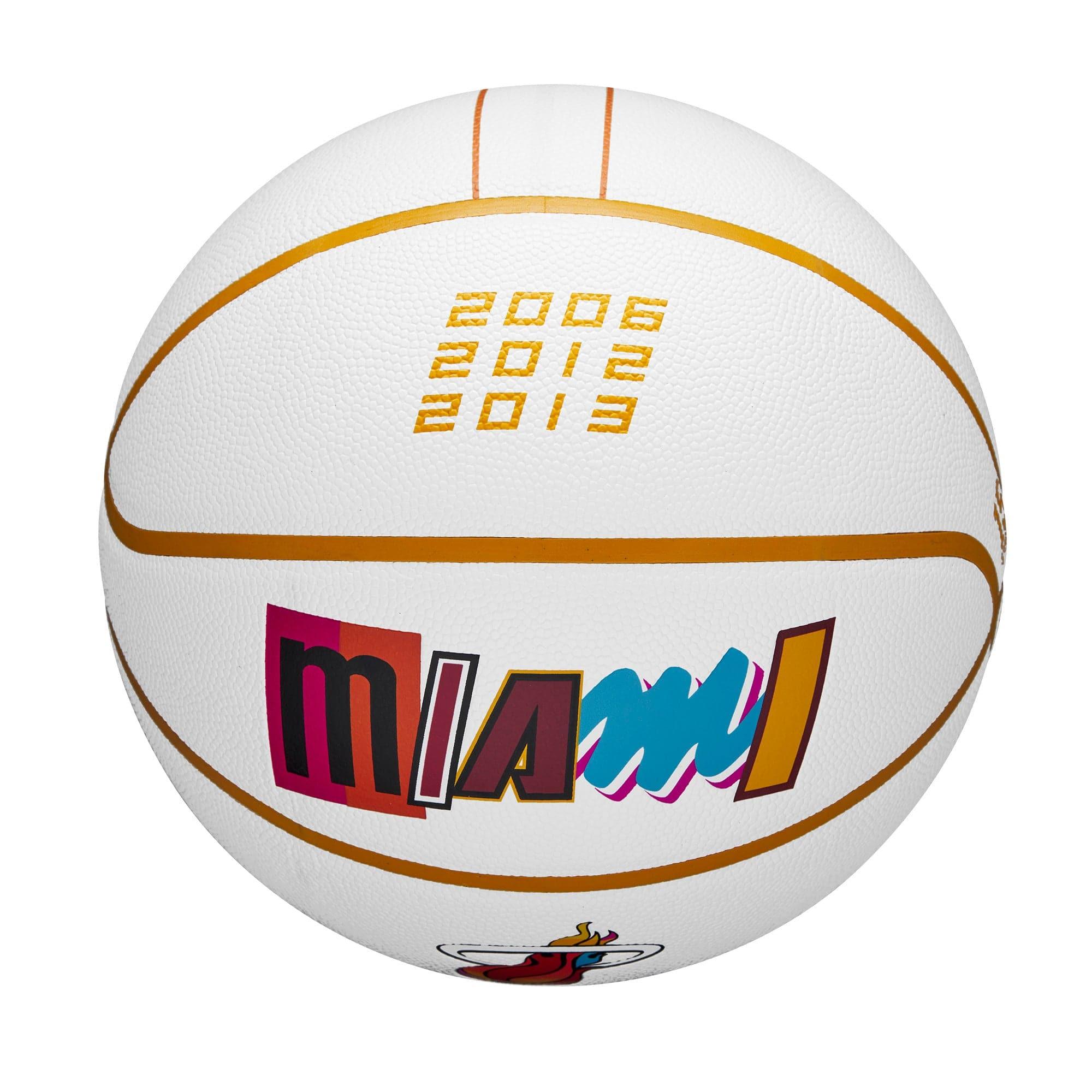 Miami Heat Wilson NBA 22-23 City Edition Collectors Basketball Ball