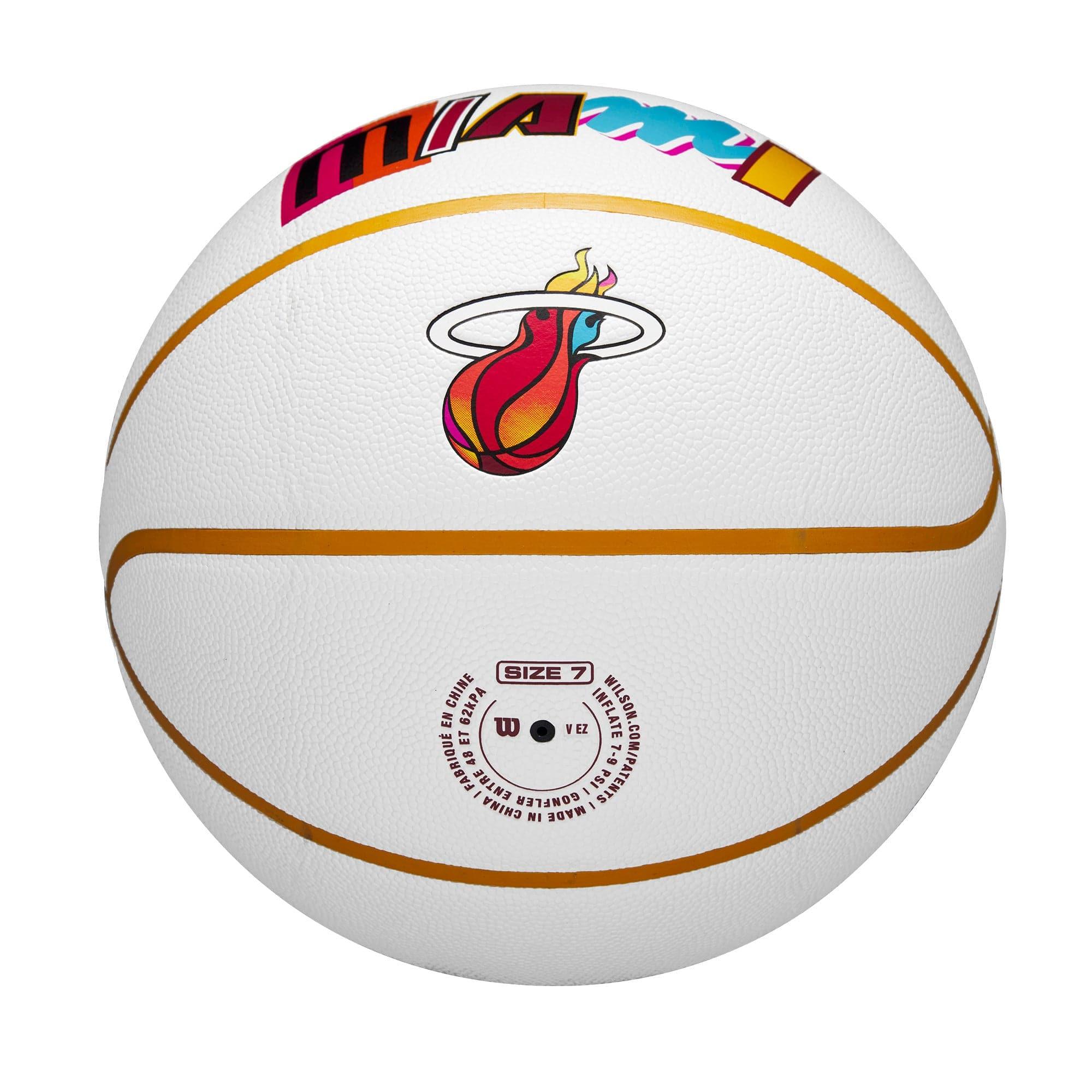 Miami Heat Wilson NBA 22-23 City Edition Collectors Basketball Ball