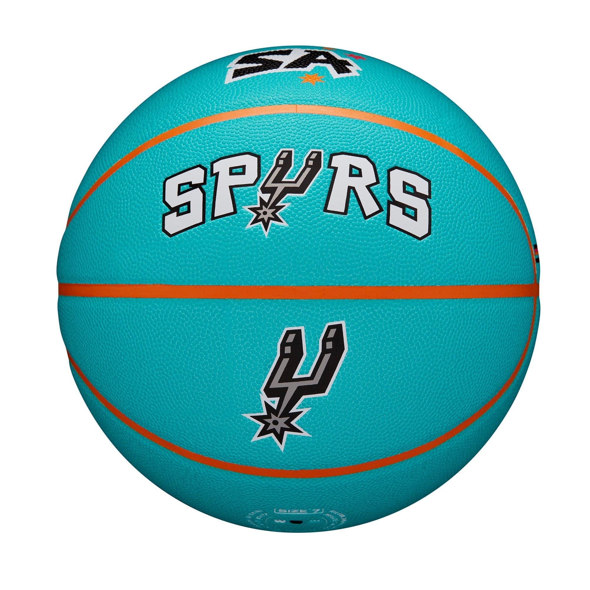 San Antonio Spurs Wilson NBA 22-23 City Edition Collectors Basketball Ball