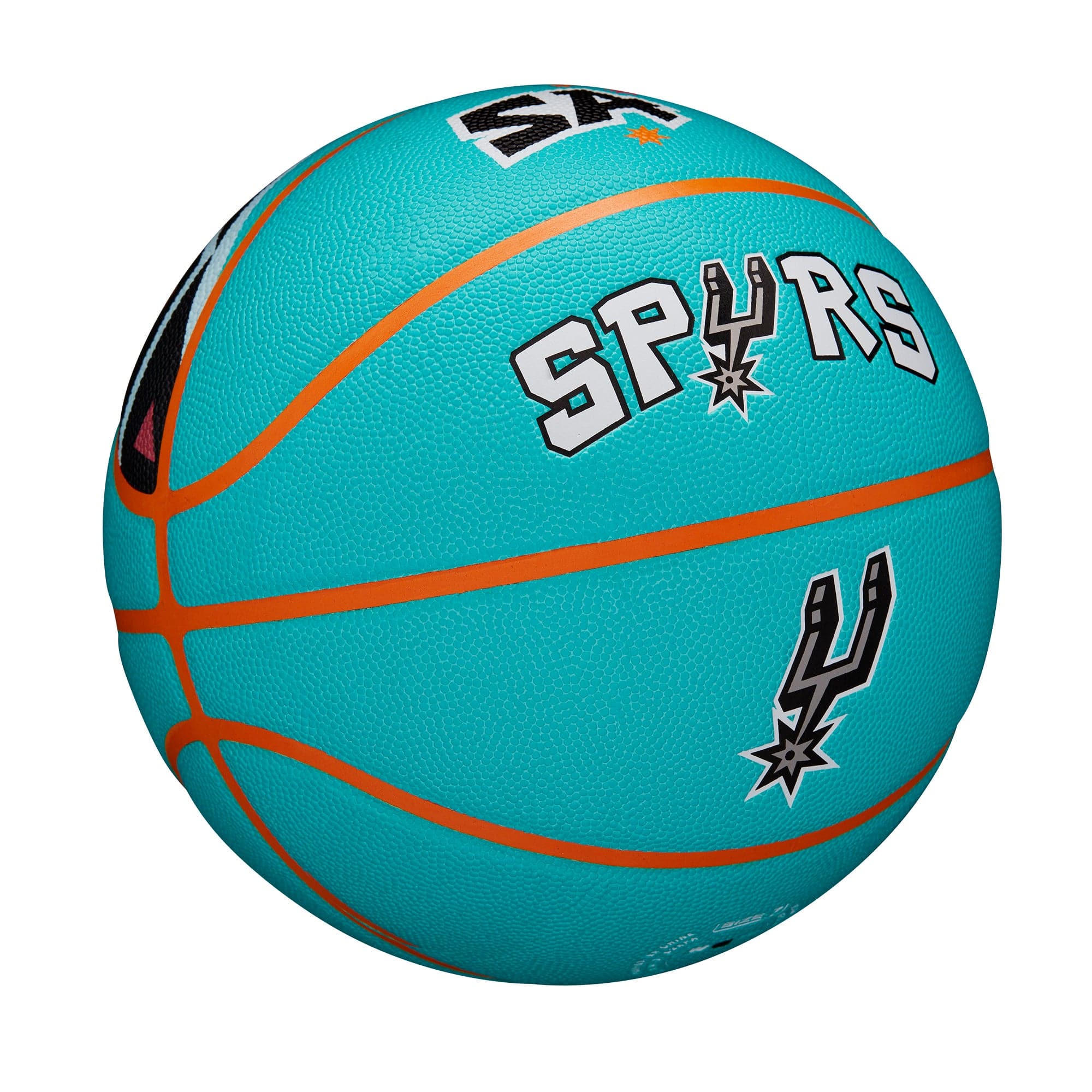 San Antonio Spurs Wilson NBA 22-23 City Edition Collectors Basketball Ball