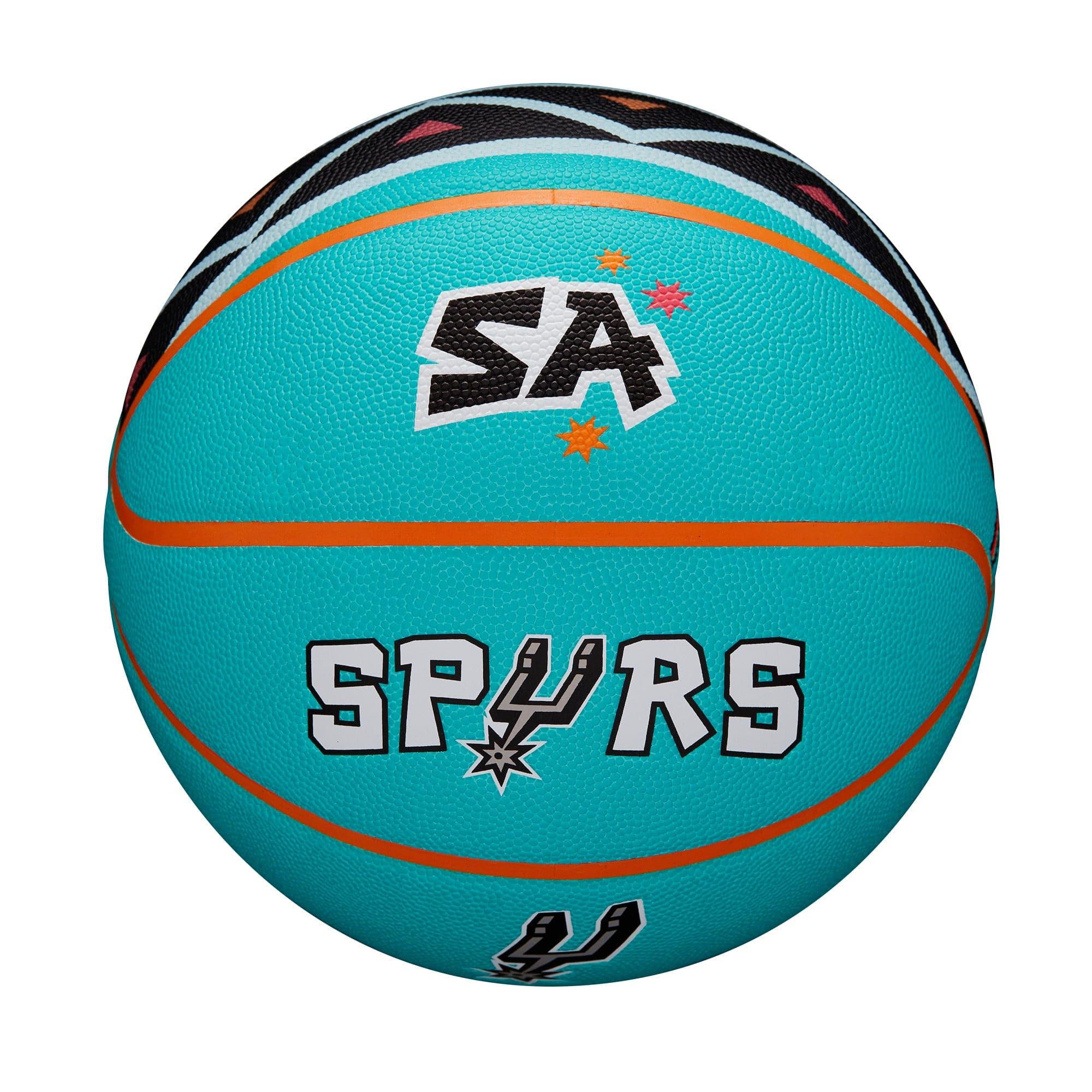 San Antonio Spurs Wilson NBA 22-23 City Edition Collectors Basketball Ball
