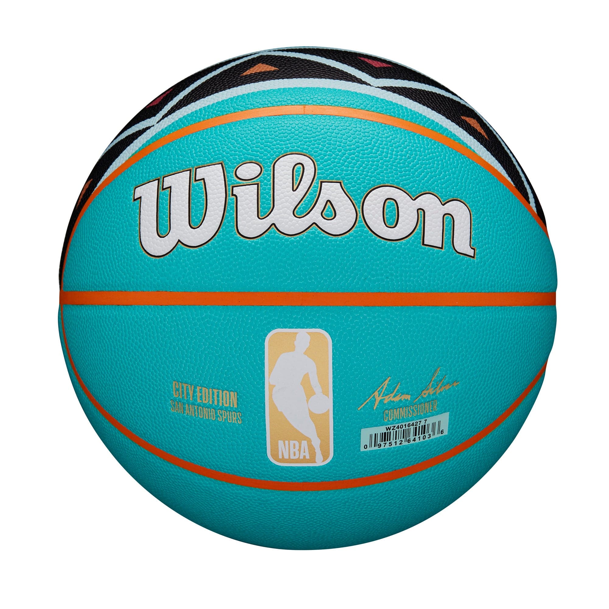 San Antonio Spurs Wilson NBA 22-23 City Edition Collectors Basketball Ball