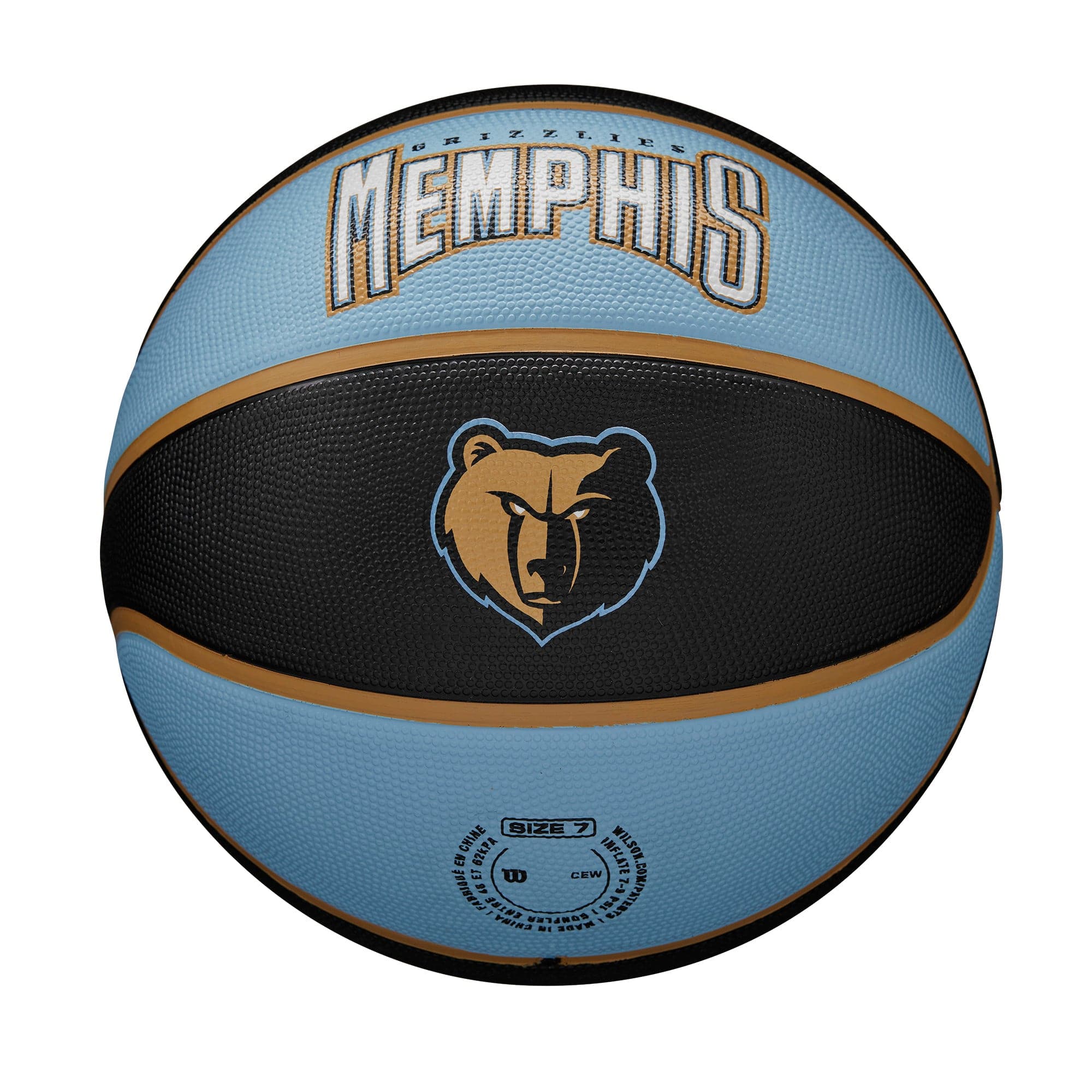 Memphis Grizzlies Wilson NBA 22-23 City Edition All Surface Basketball Ball