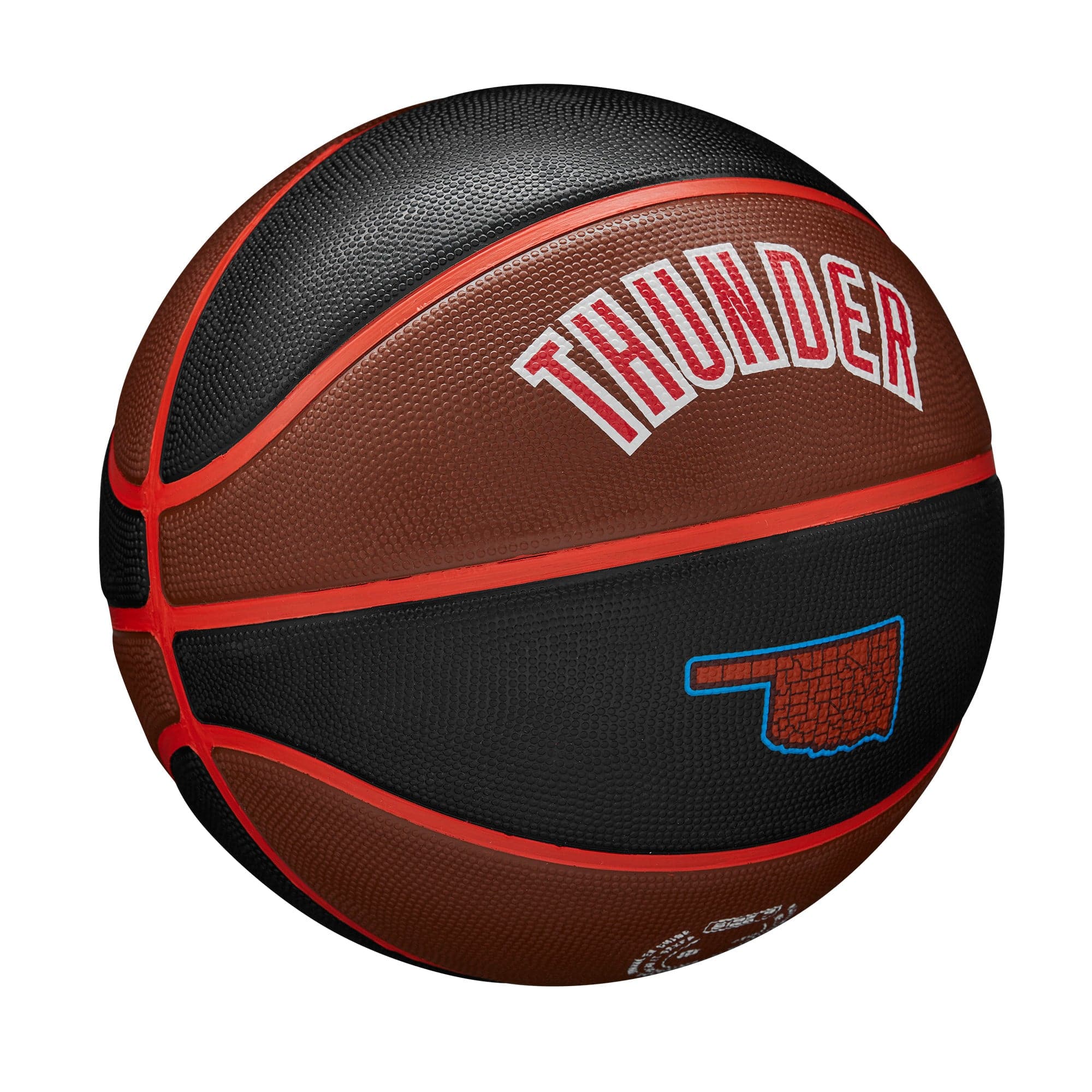 Oklahoma City Thunder Wilson NBA 22-23 City Edition All Surface Basketball Ball