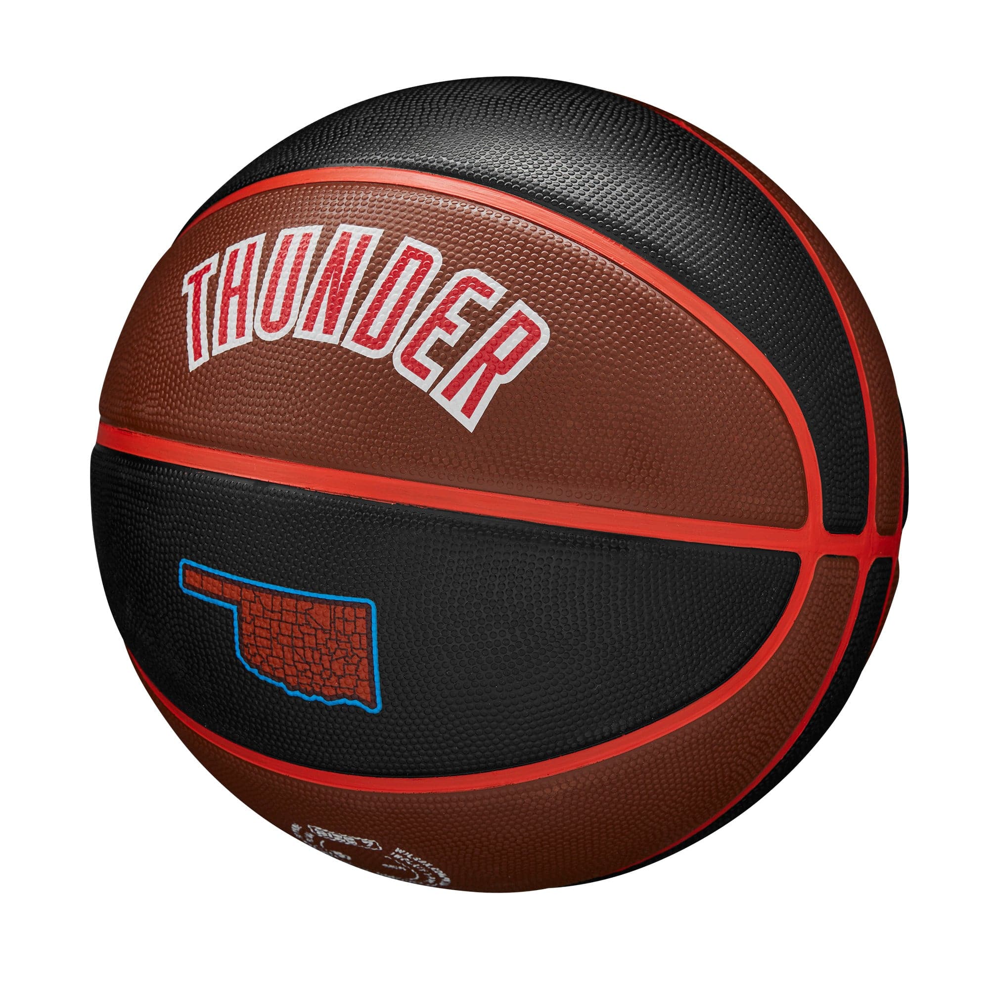 Oklahoma City Thunder Wilson NBA 22-23 City Edition All Surface Basketball Ball