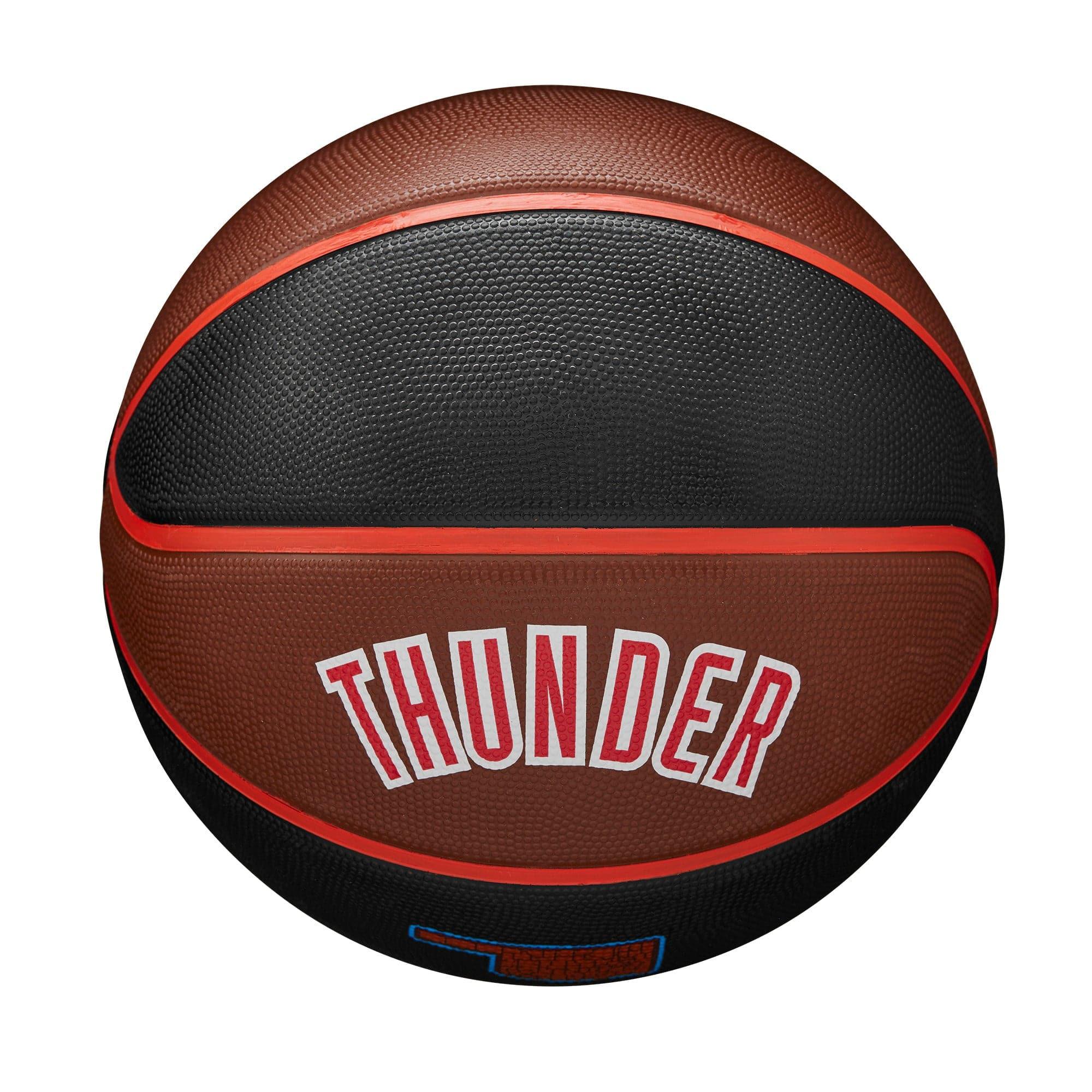 Oklahoma City Thunder Wilson NBA 22-23 City Edition All Surface Basketball Ball