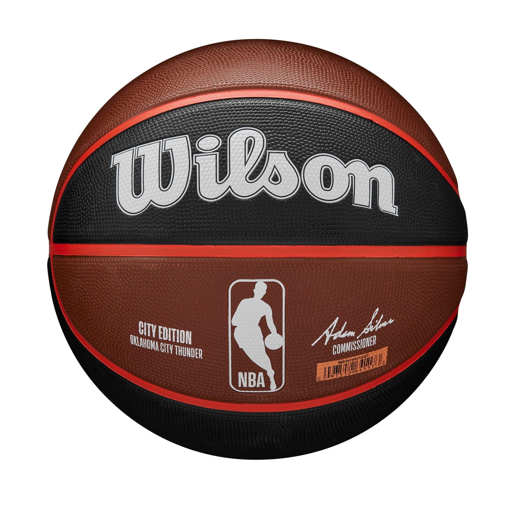 Oklahoma City Thunder Wilson NBA 22-23 City Edition All Surface Basketball Ball