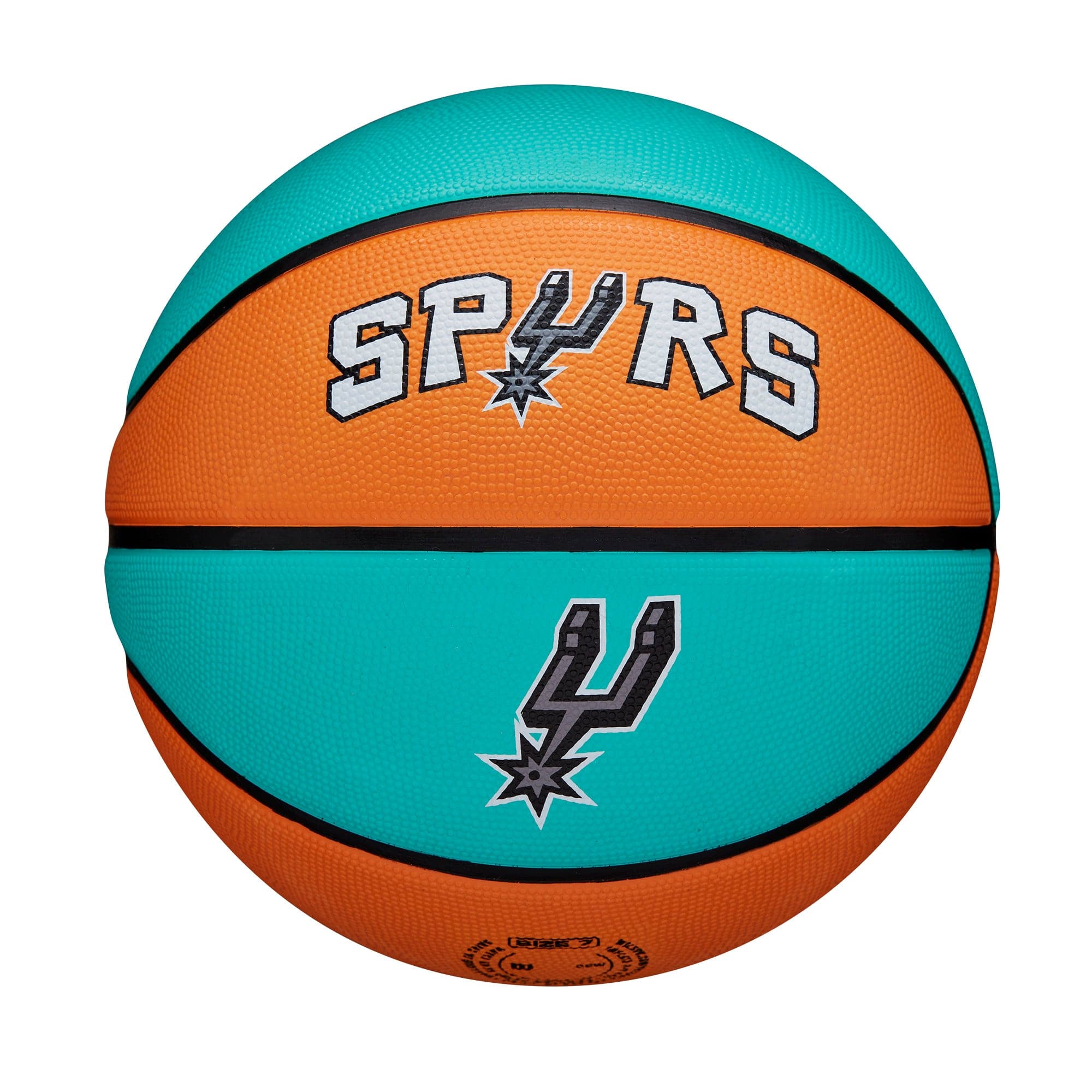San Antonio Spurs Wilson NBA 22-23 City Edition All Surface Basketball Ball