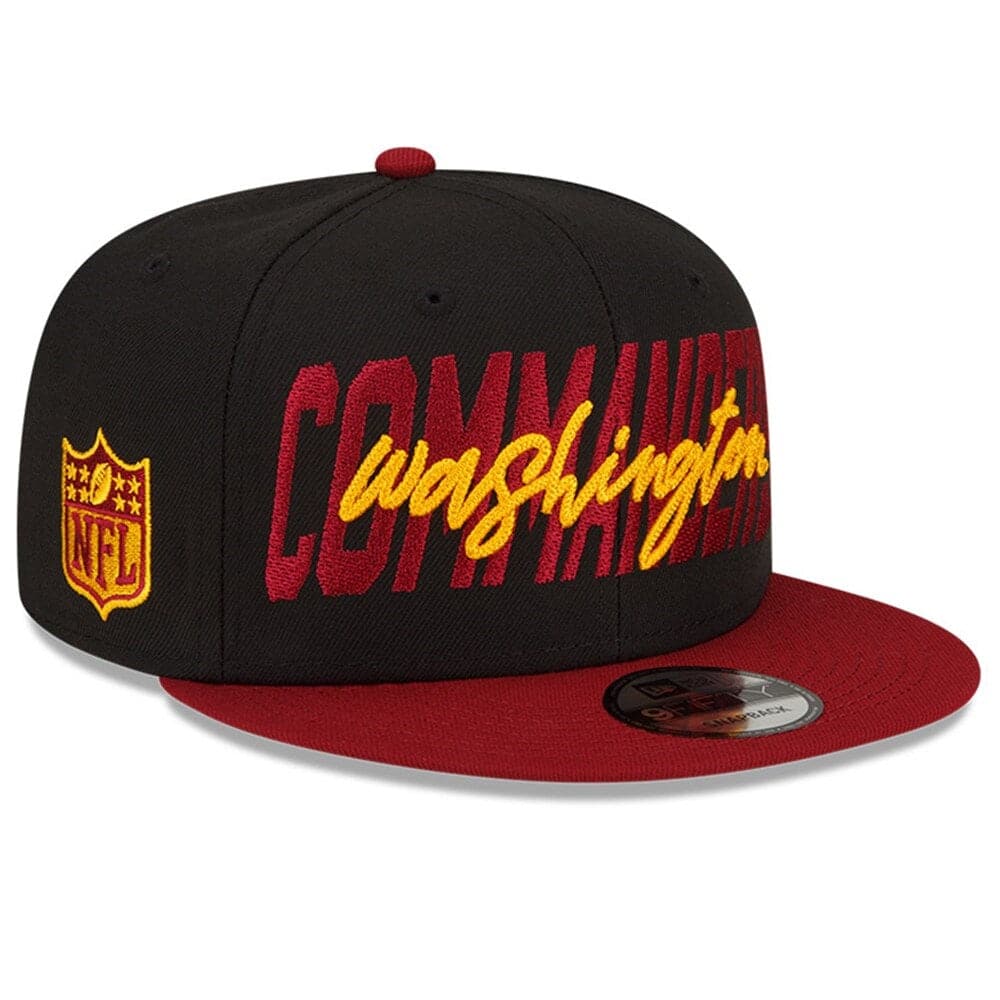 Washington Commanders New Era NFL 2022 Draft On-Stage 9FIFTY Snapback Hat - Black