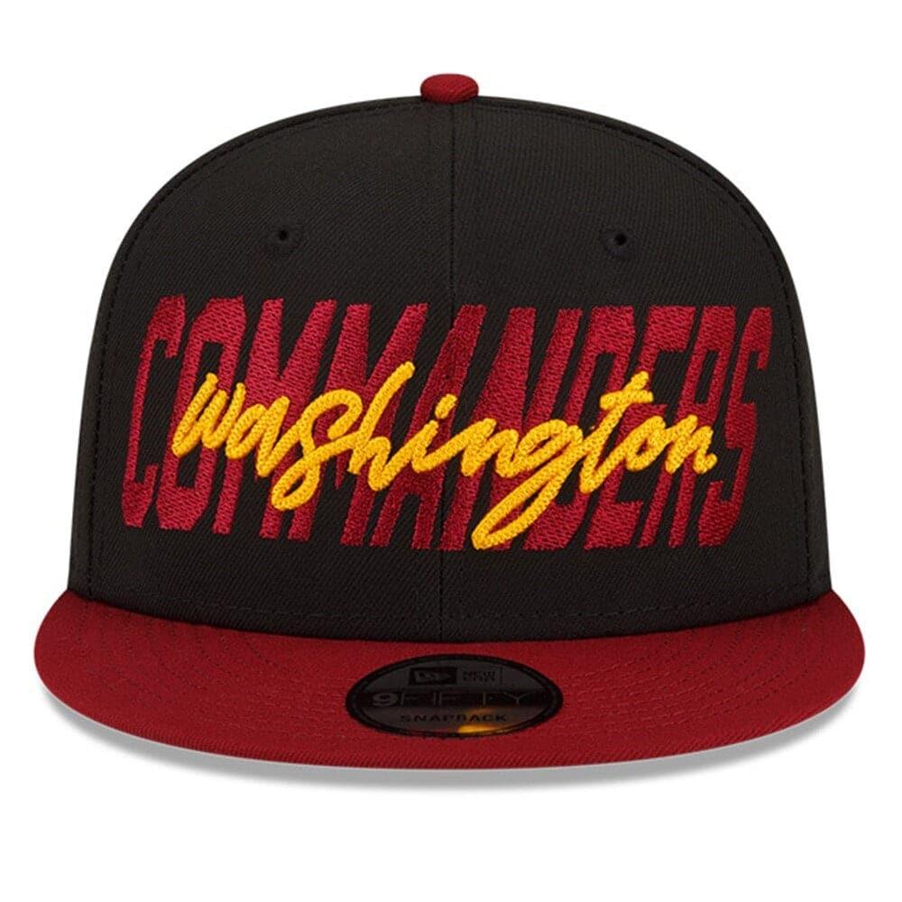 Washington Commanders New Era NFL 2022 Draft On-Stage 9FIFTY Snapback Hat - Black
