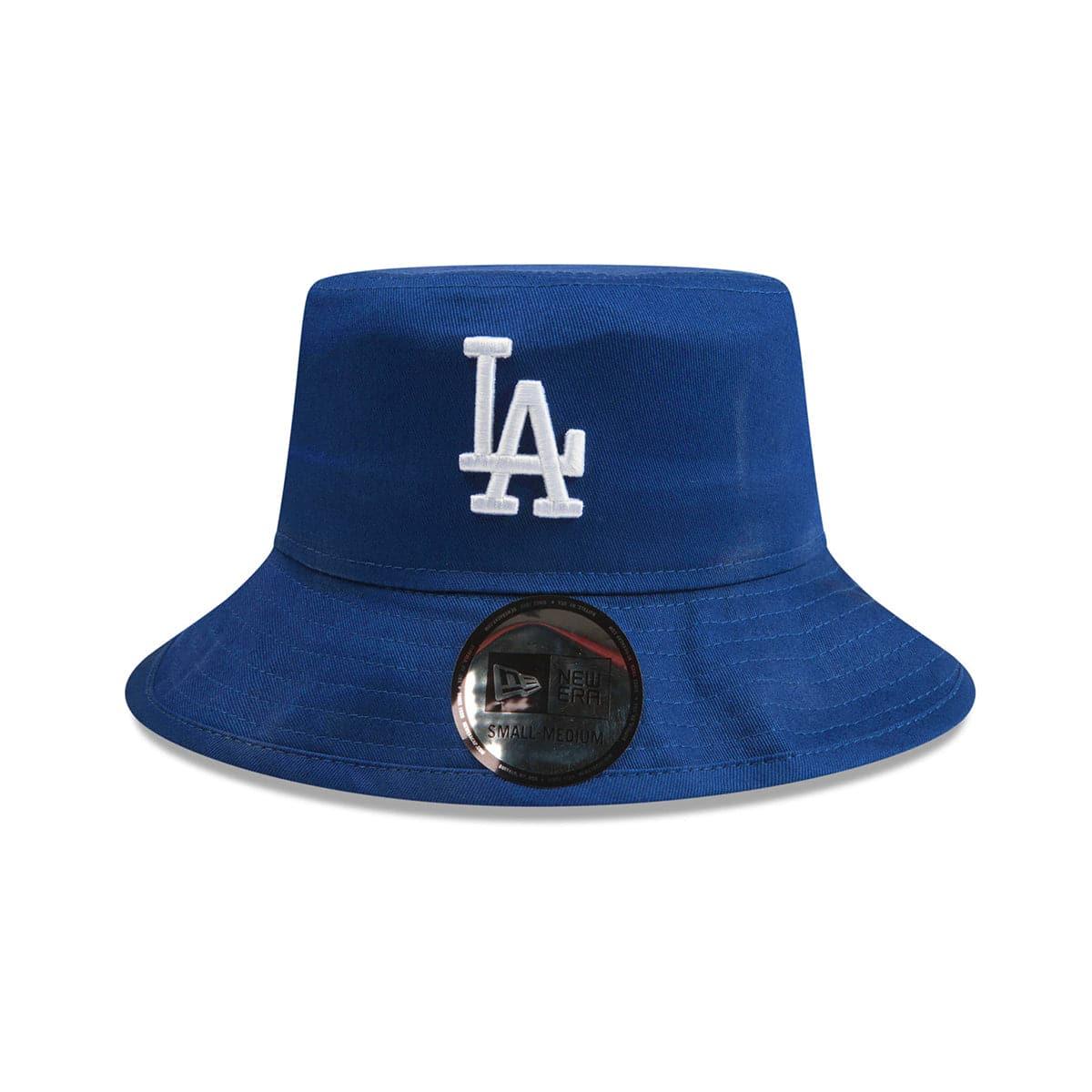 Youths Los Angeles Dodgers New Era MLB Team Washed Bucket Hat - Blue